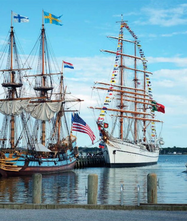 Greenport Maritime Festival tall ships on the North Fork