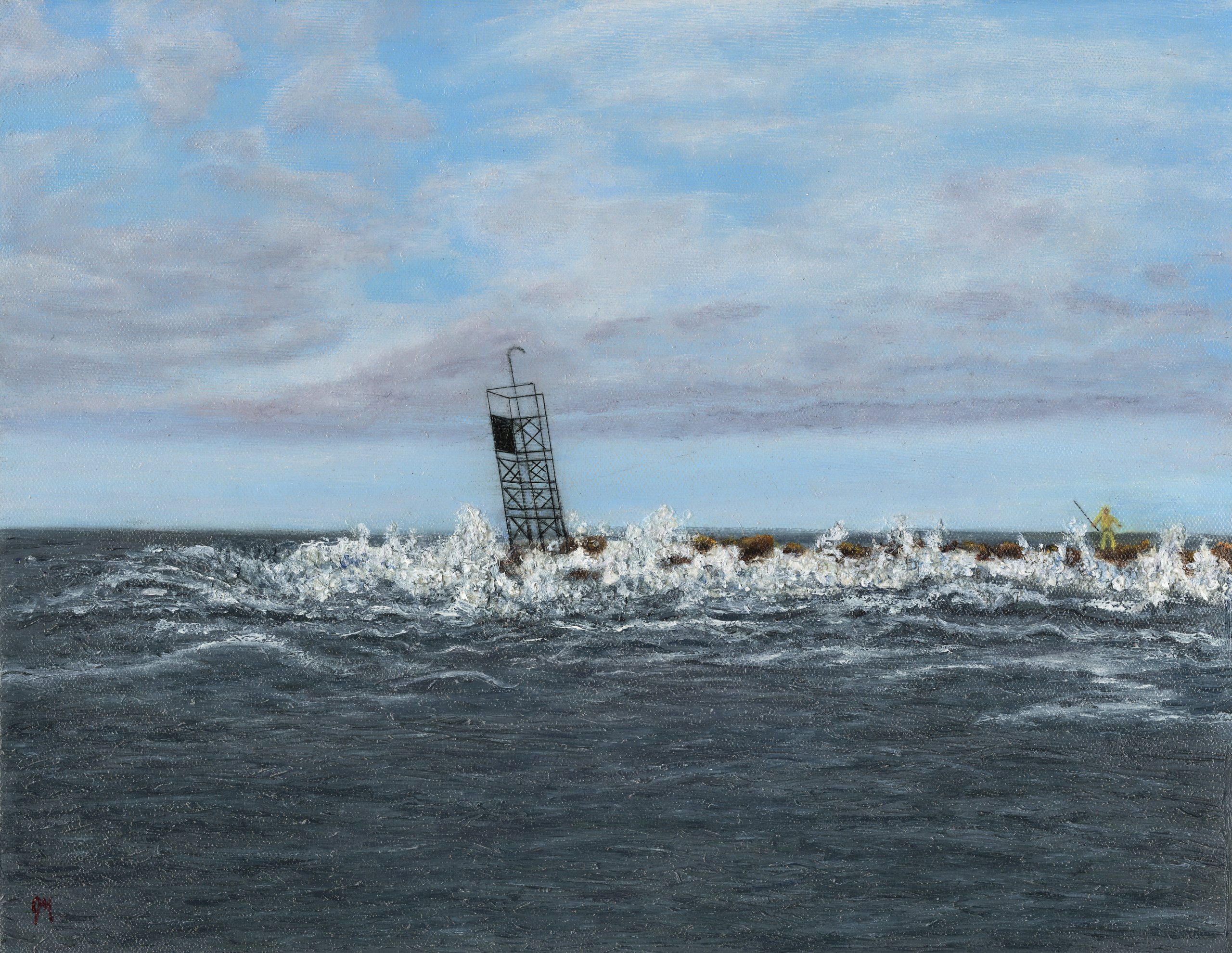 "Heading Offshore Through Moriches Inlet" by John Melillo
