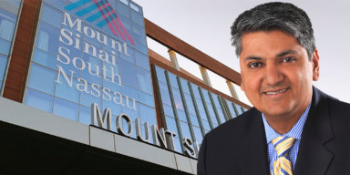 Dr. Adhi Sharma, President of Mount Sinai South Nassau