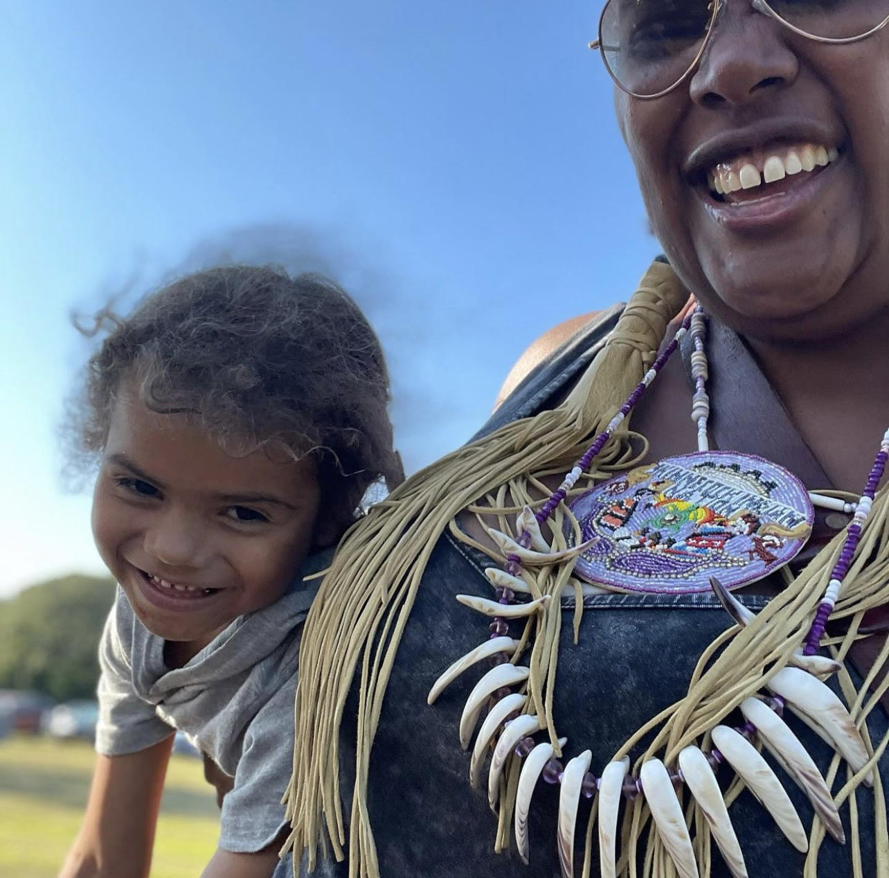 Shinnecock Francis Haight, 4, supporting Indigenous land claims