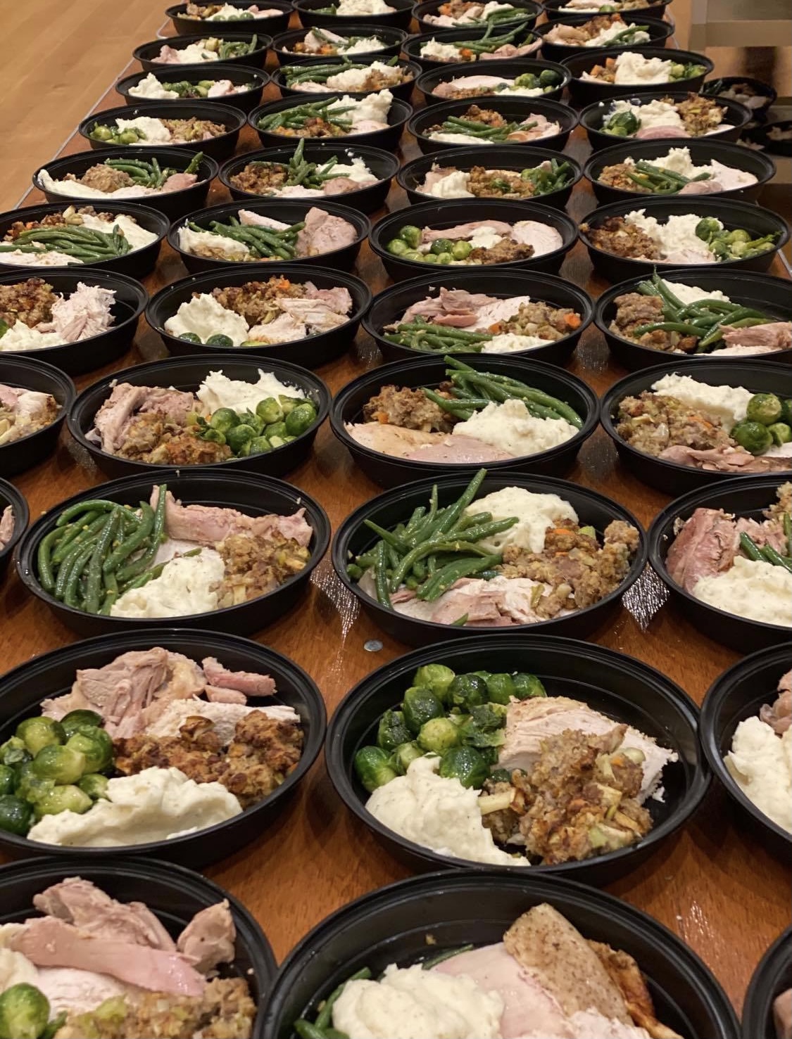 Tasty Thanksgiving meals made and distributed by Citizens 4 Humanity