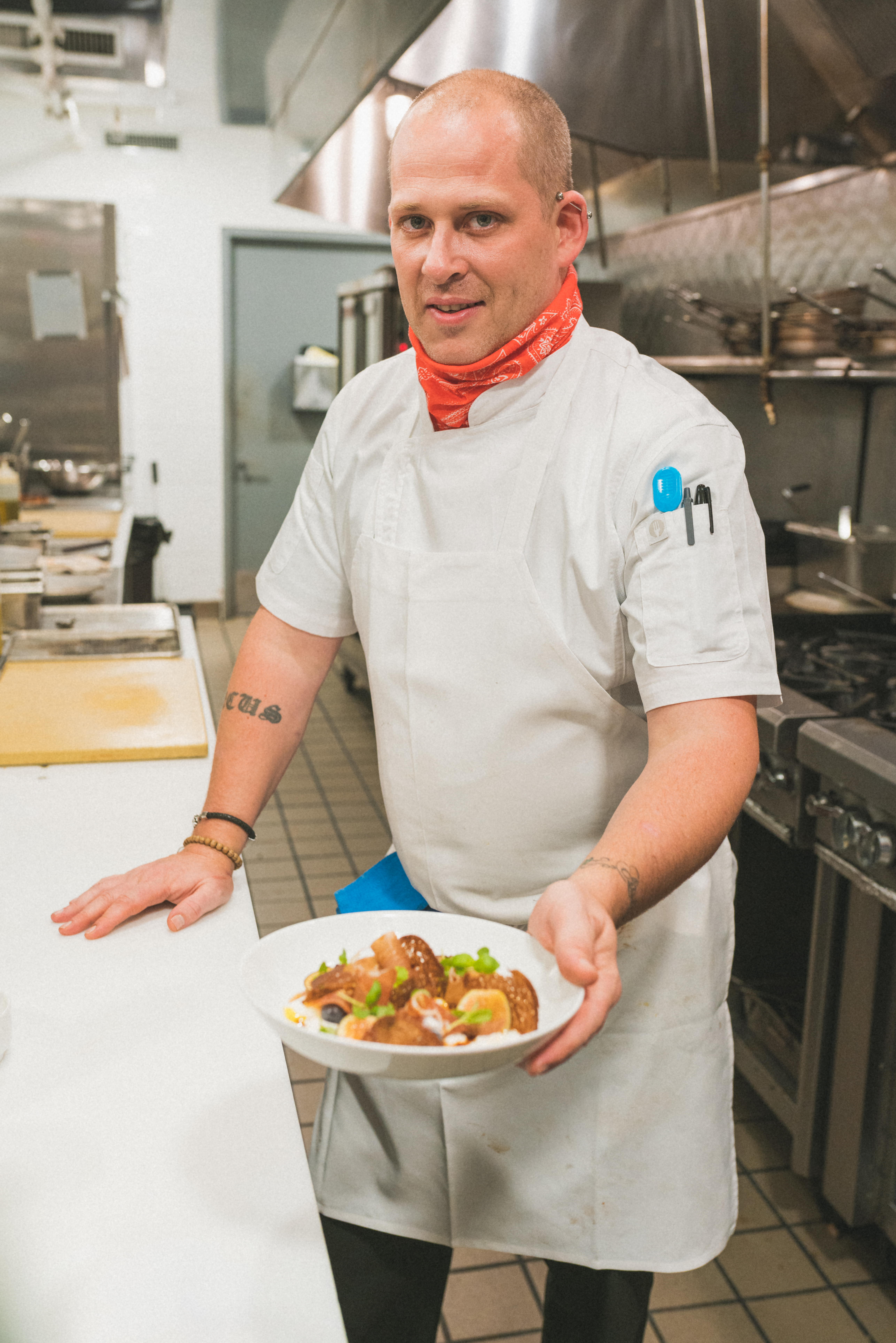 Preston House & Hotel chef Drew Hiatt