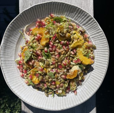 Highway Restaurant chef Justin Finney's autumn farro salad
