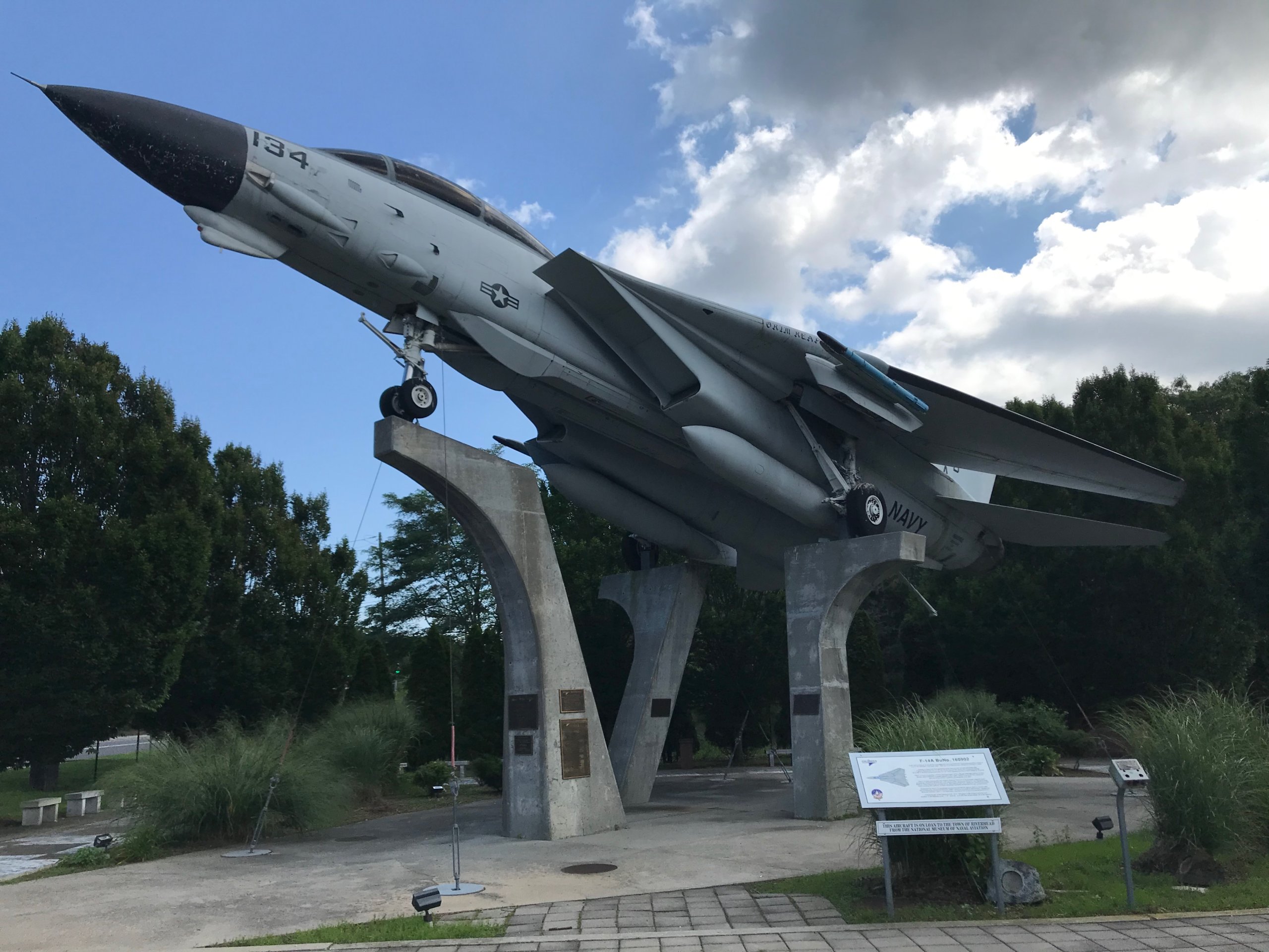 F-14A Tomcat on display at former Grumman property in Calverton