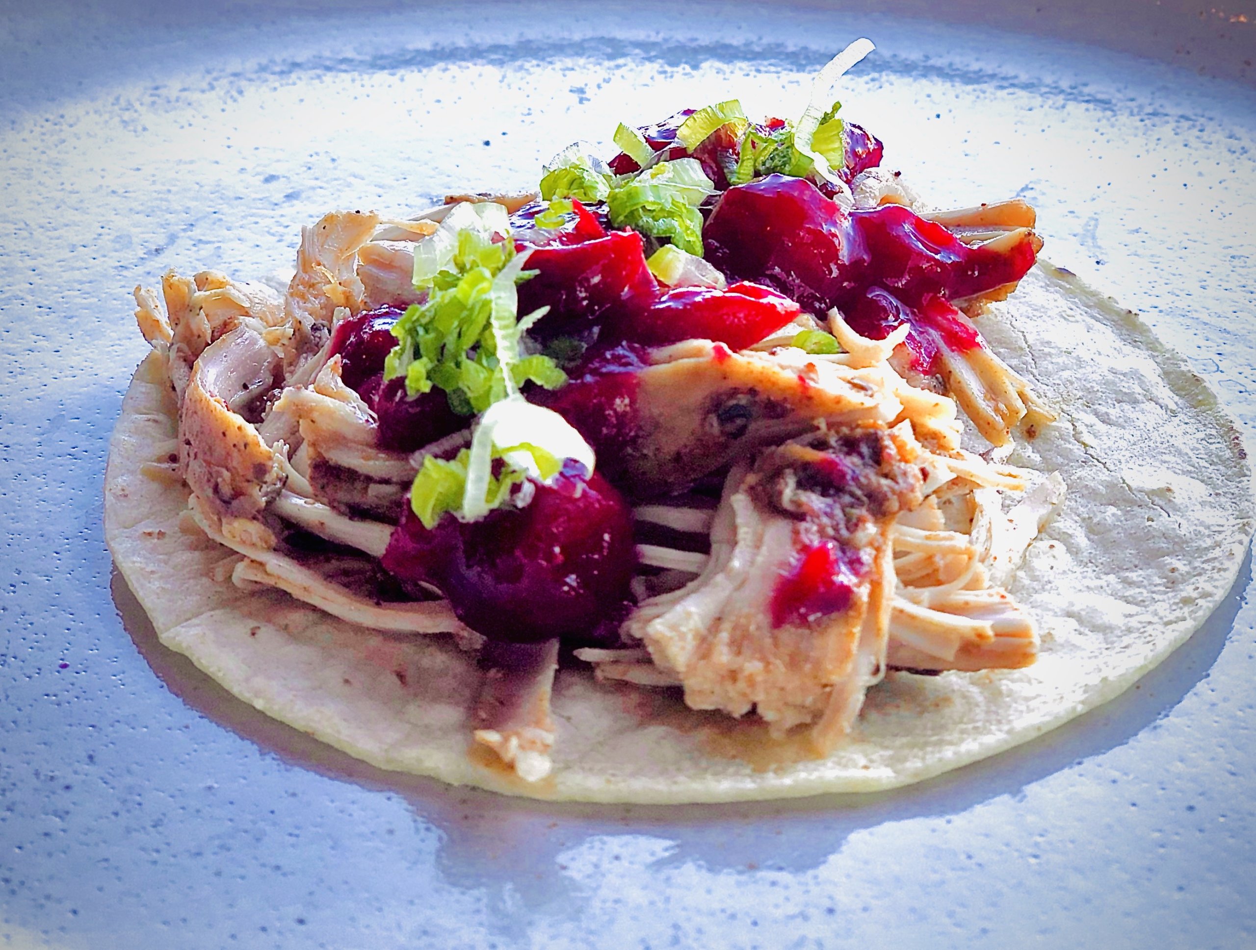 Turkey carnita taco at K Pasa is available for takeout