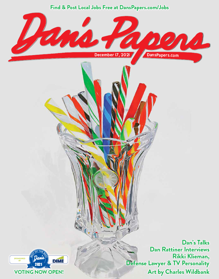 December 10, 2021 Dan's Papers cover art by Charles Wildbank