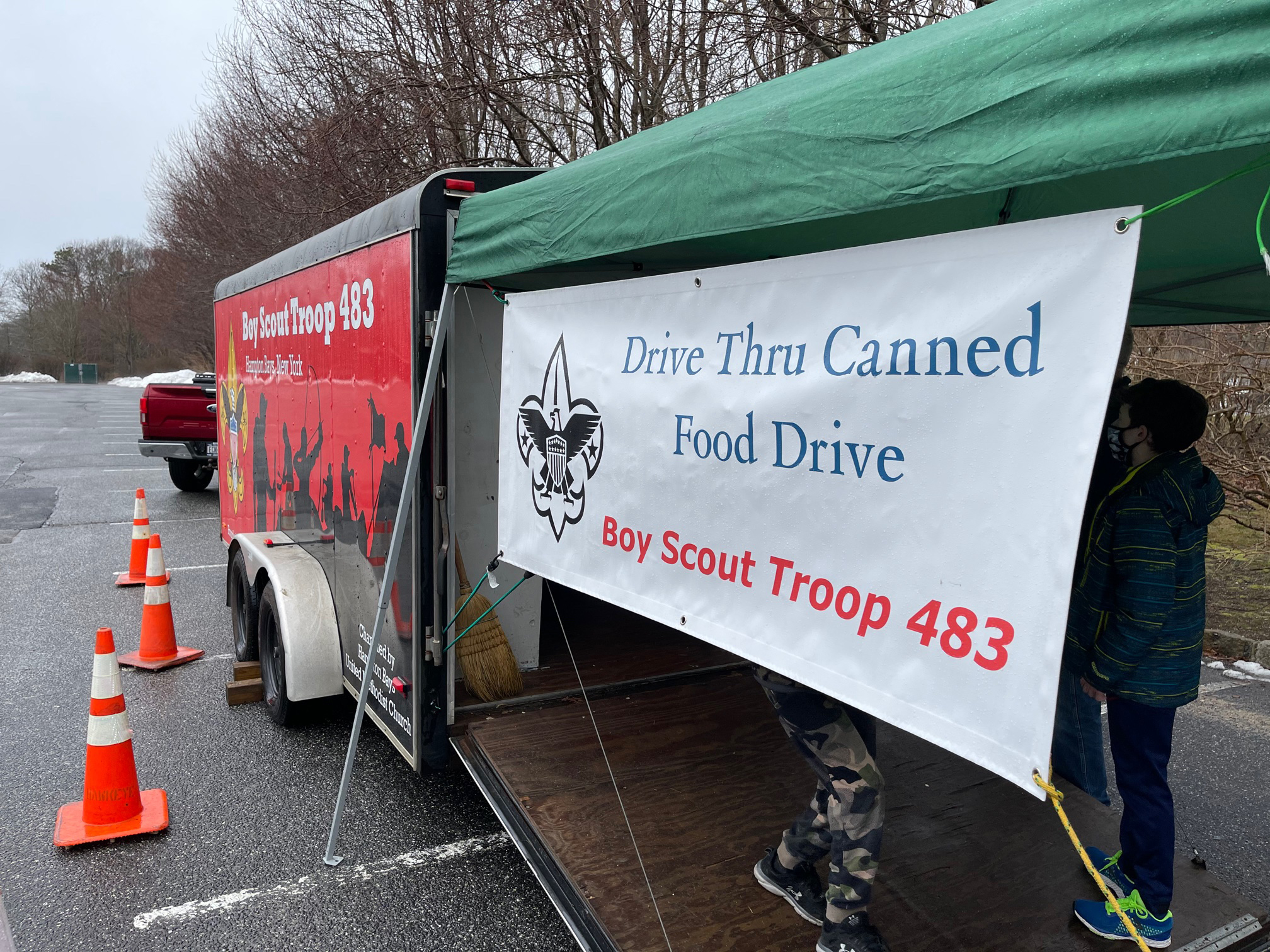 Hampton Bays Boy Scouts Troop 483 canned food drive is this Saturday