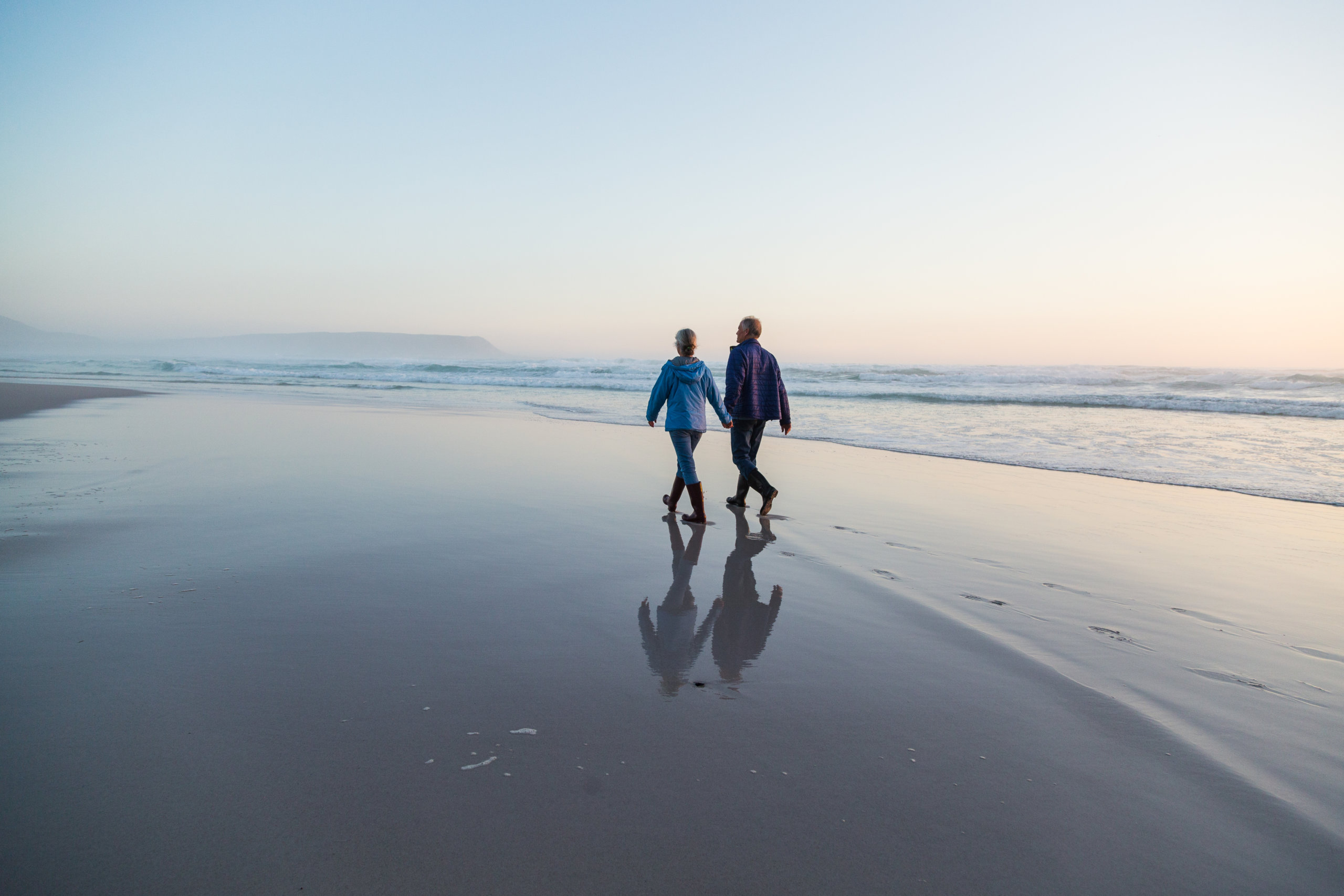 Find love for yourself and then share it with others - couple on beach