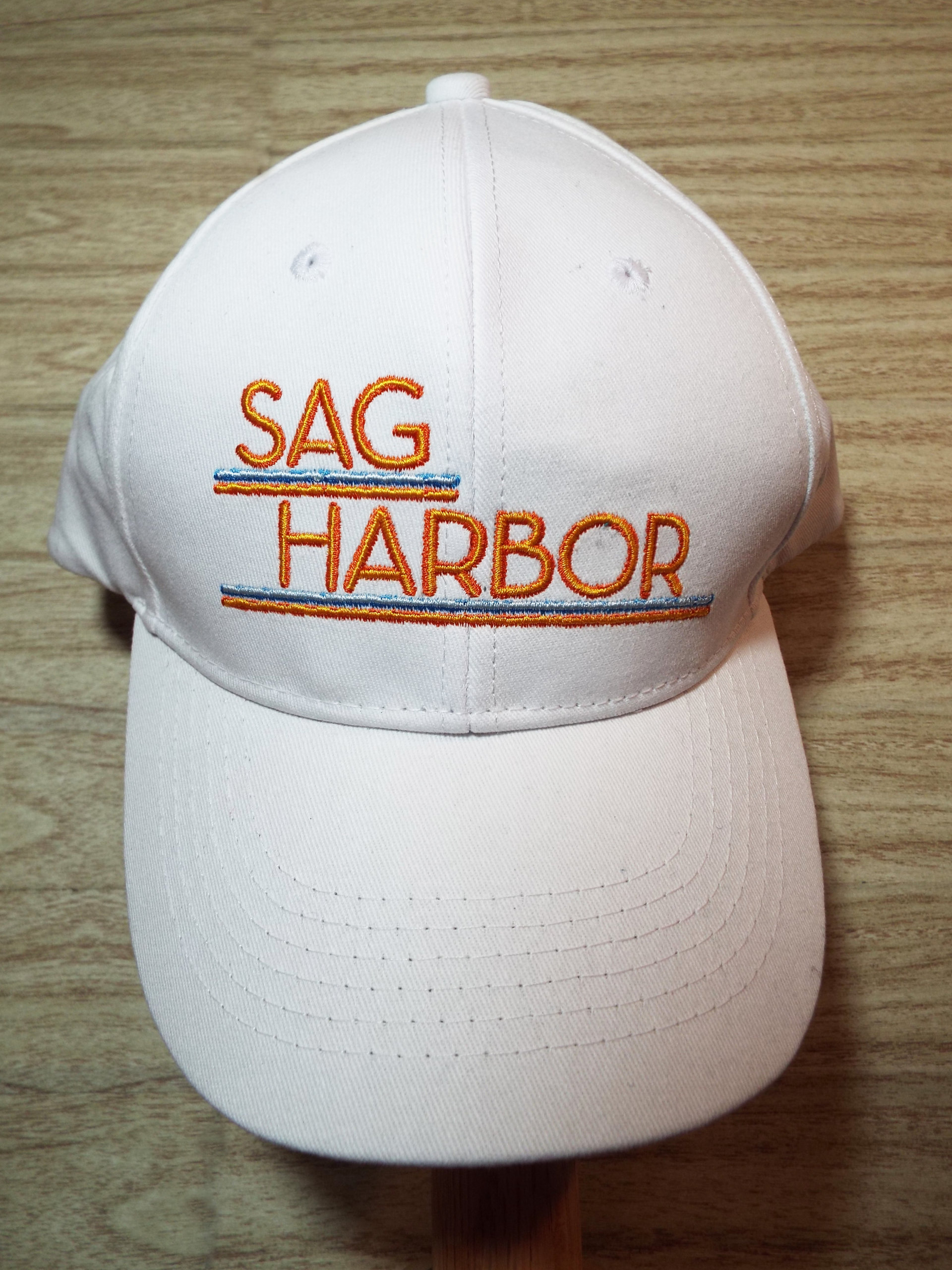 The white Sag Harbor Cinema baseball cap