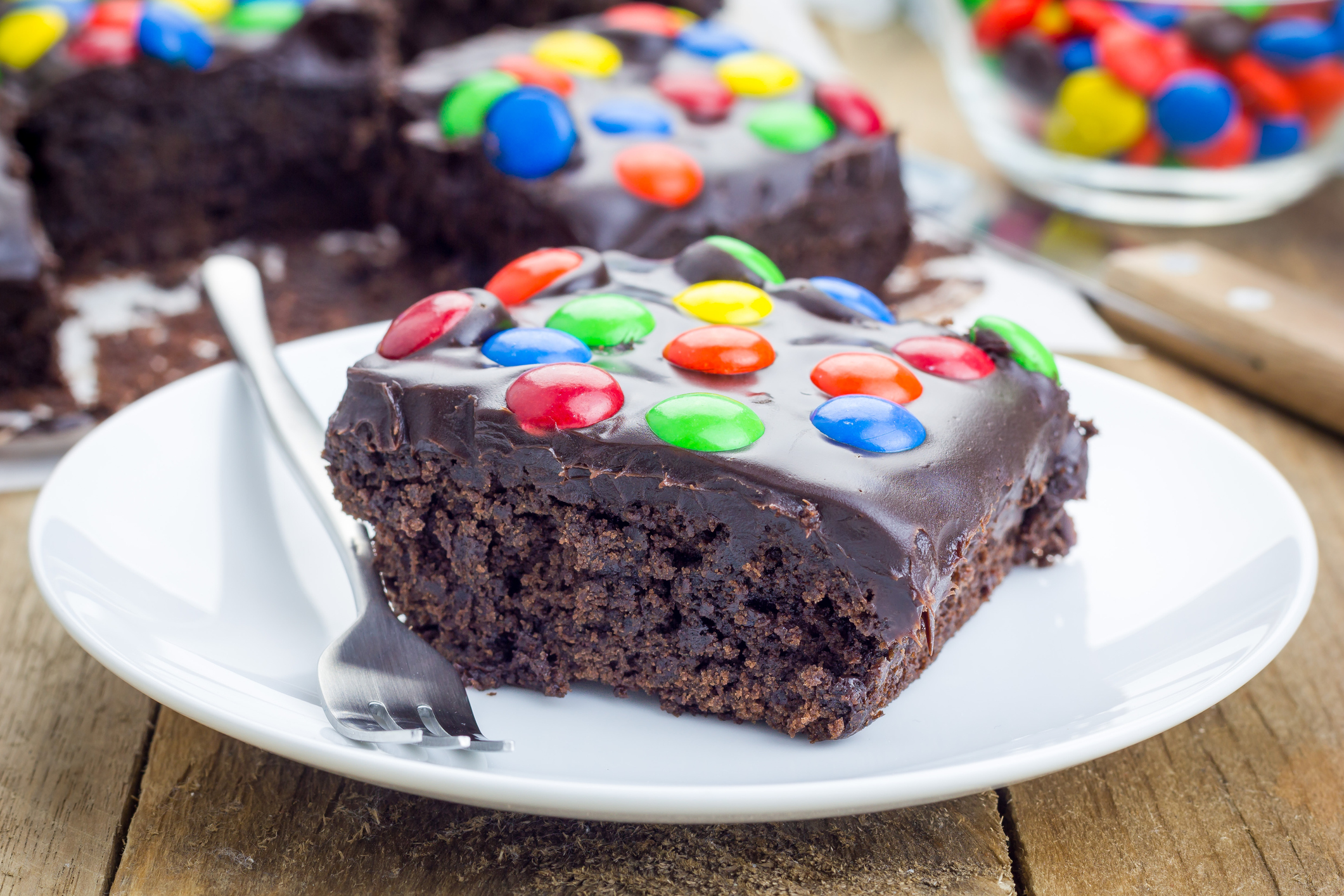 Make M&M chocolate brownies on the East End this week