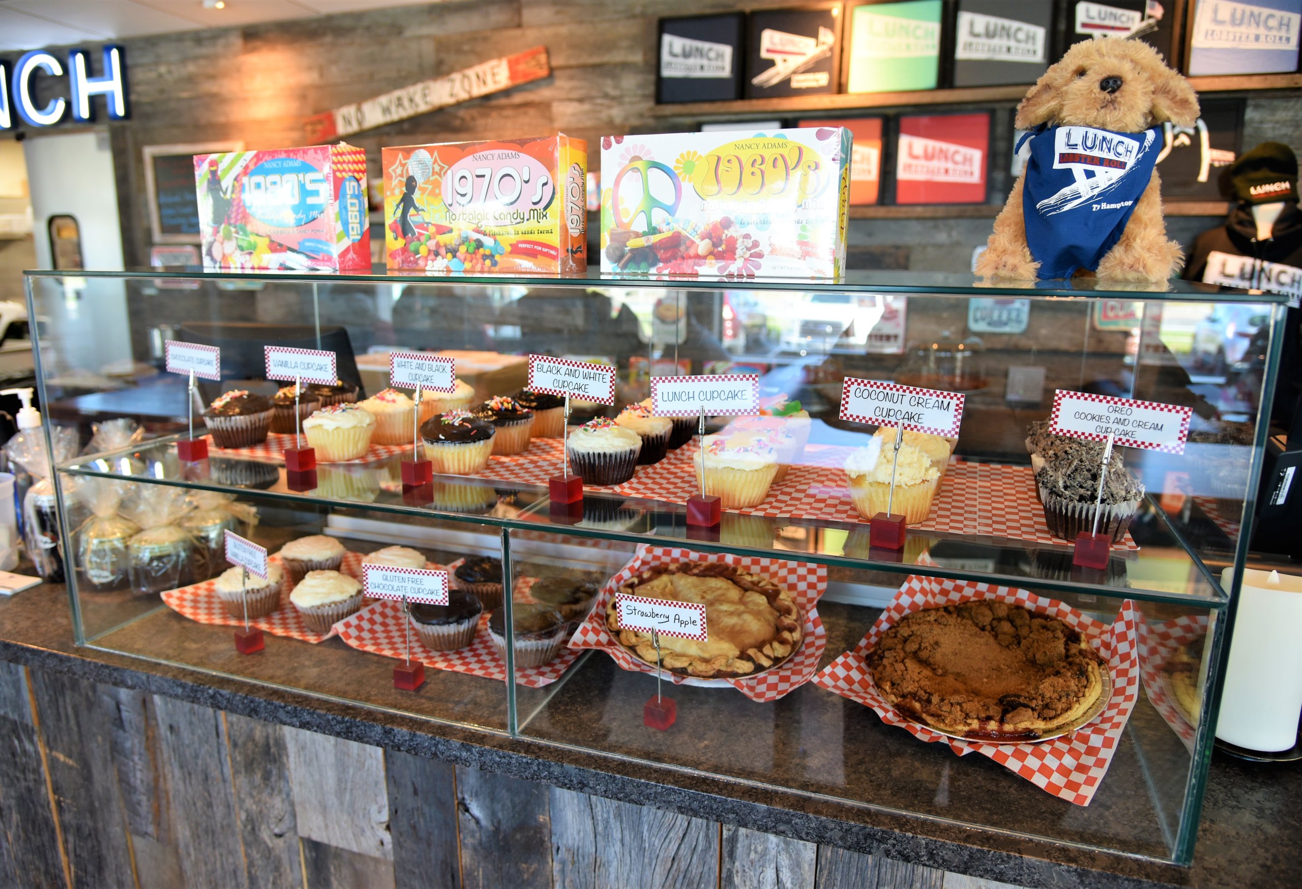 Andrea's Obsession Desserts on display at Lobster Roll in Southampton