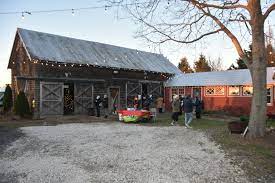 Festive scene at Treiber Farms, home of the North Fork Festival of Trees