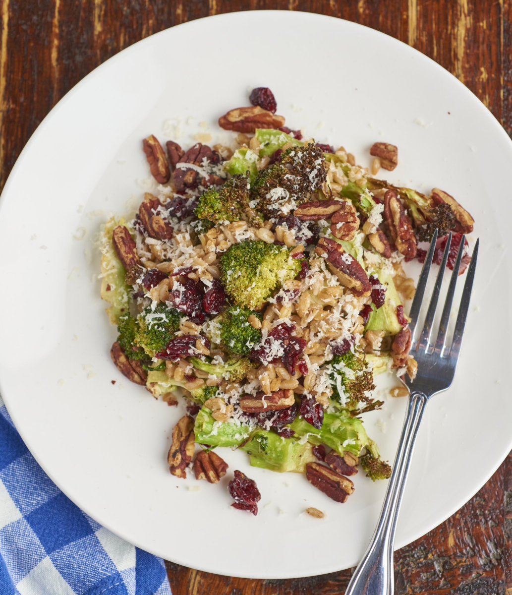 The Roasted Broccoli Salad is on the fall/winter menu at Baron's Cove