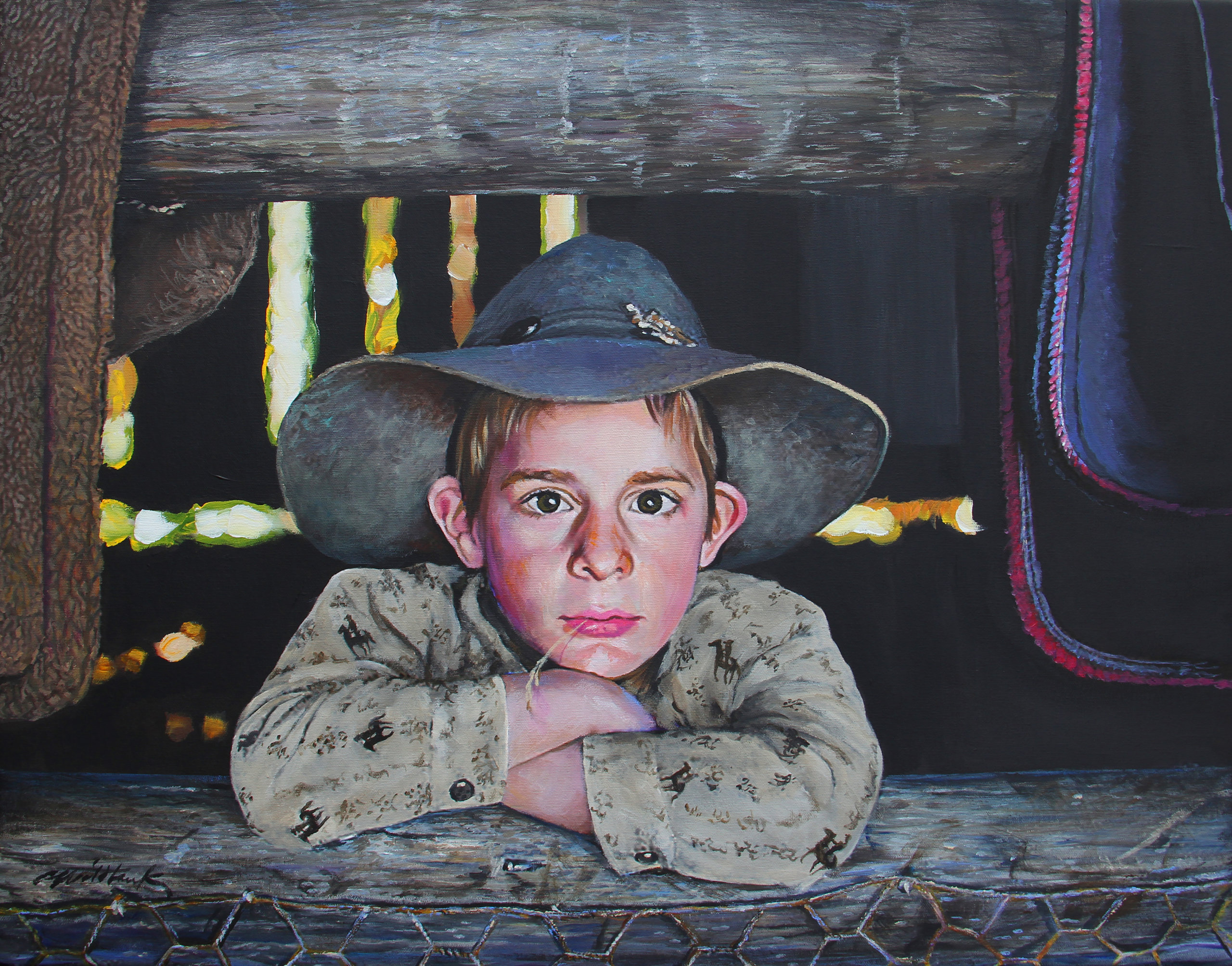 "Aussie Cowboy" by Charles Wildbank