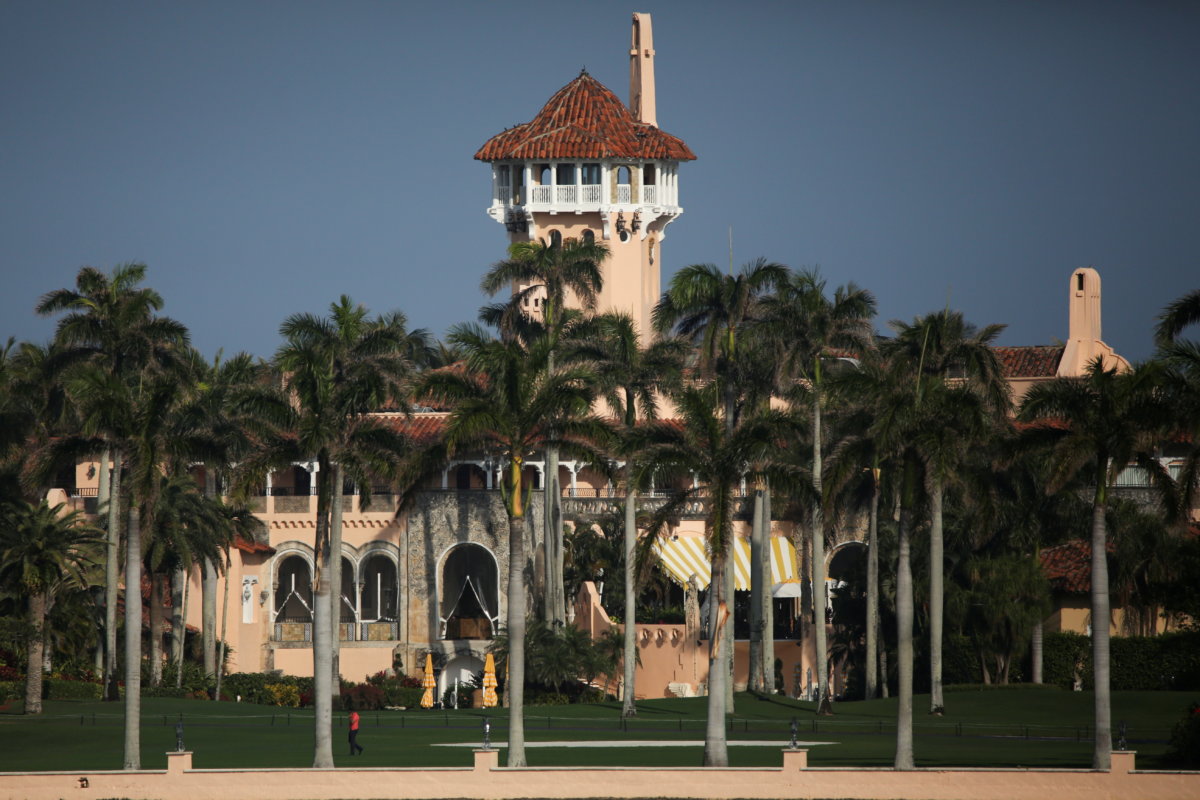 Former U.S. President Donald Trump's Mar-a-Lago resort in Palm Beach, Florida