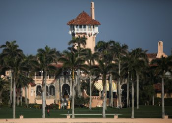 Former U.S. President Donald Trump's Mar-a-Lago resort in Palm Beach, Florida