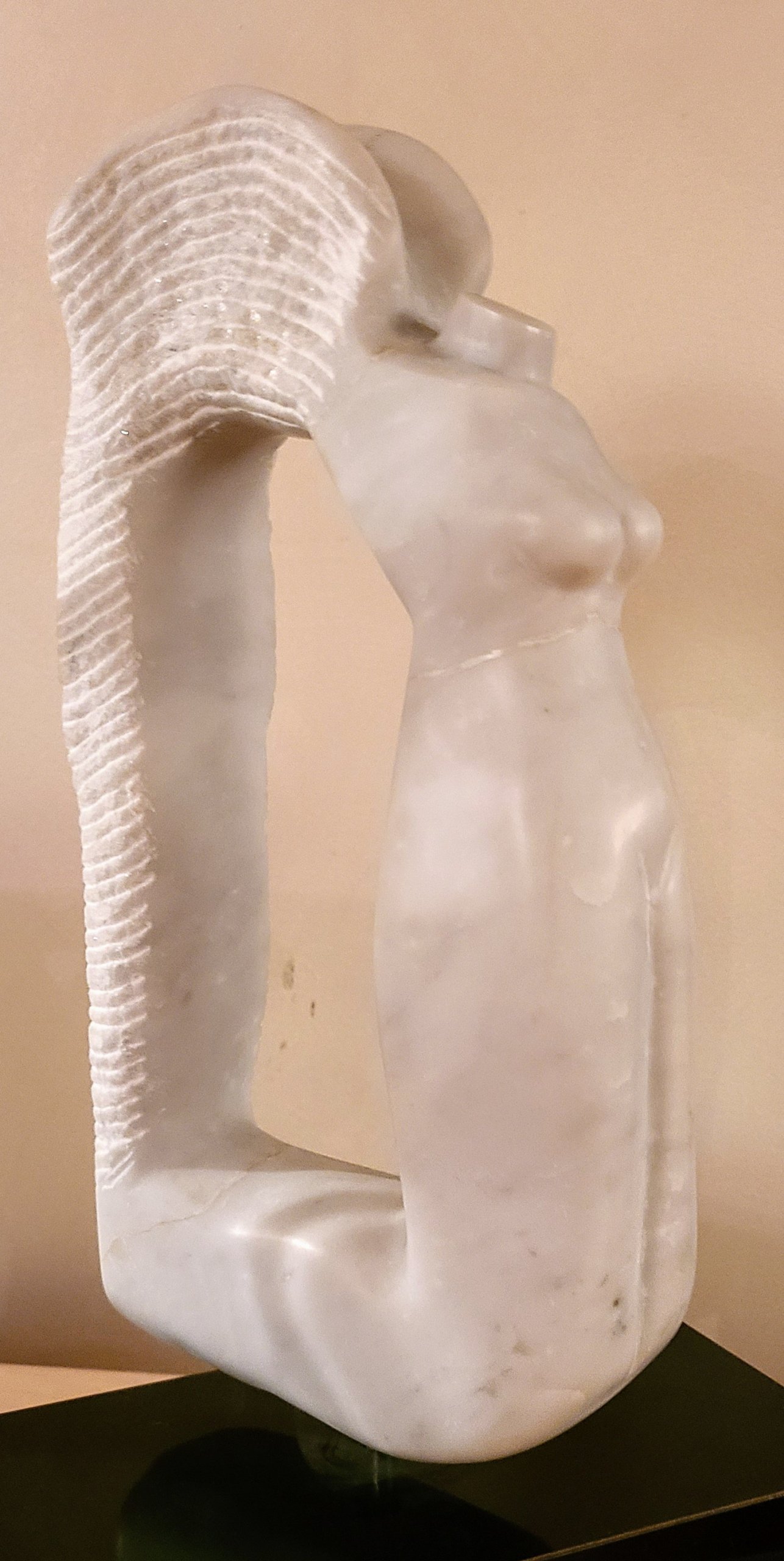 “Venus,” marble, 15 x 6x 2 inches by Harvey Manes
