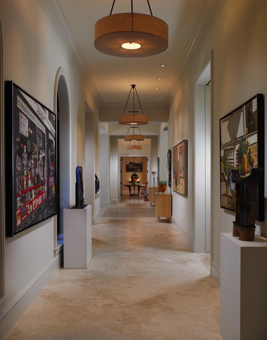 Palm Beach estate interior design by Louis Shuster