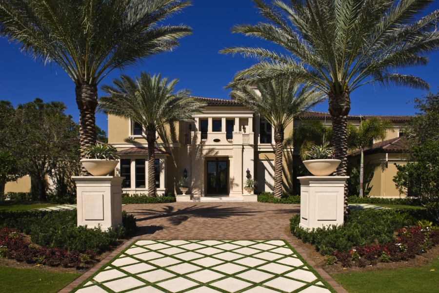 Palm Beach estate with interior design by Louis Shuster