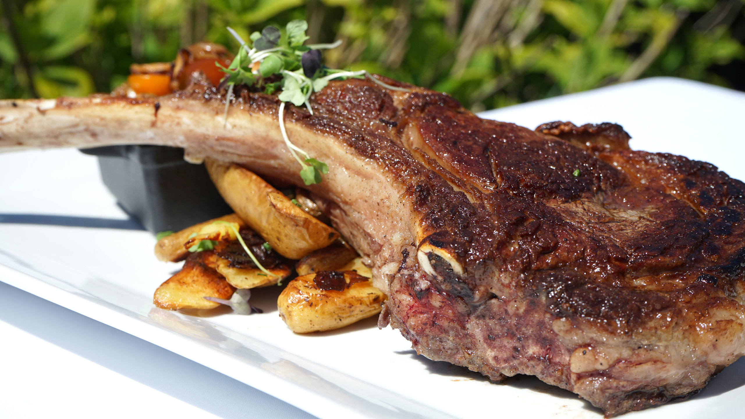 The dry-aged ribeye at Union Sushi & Steak