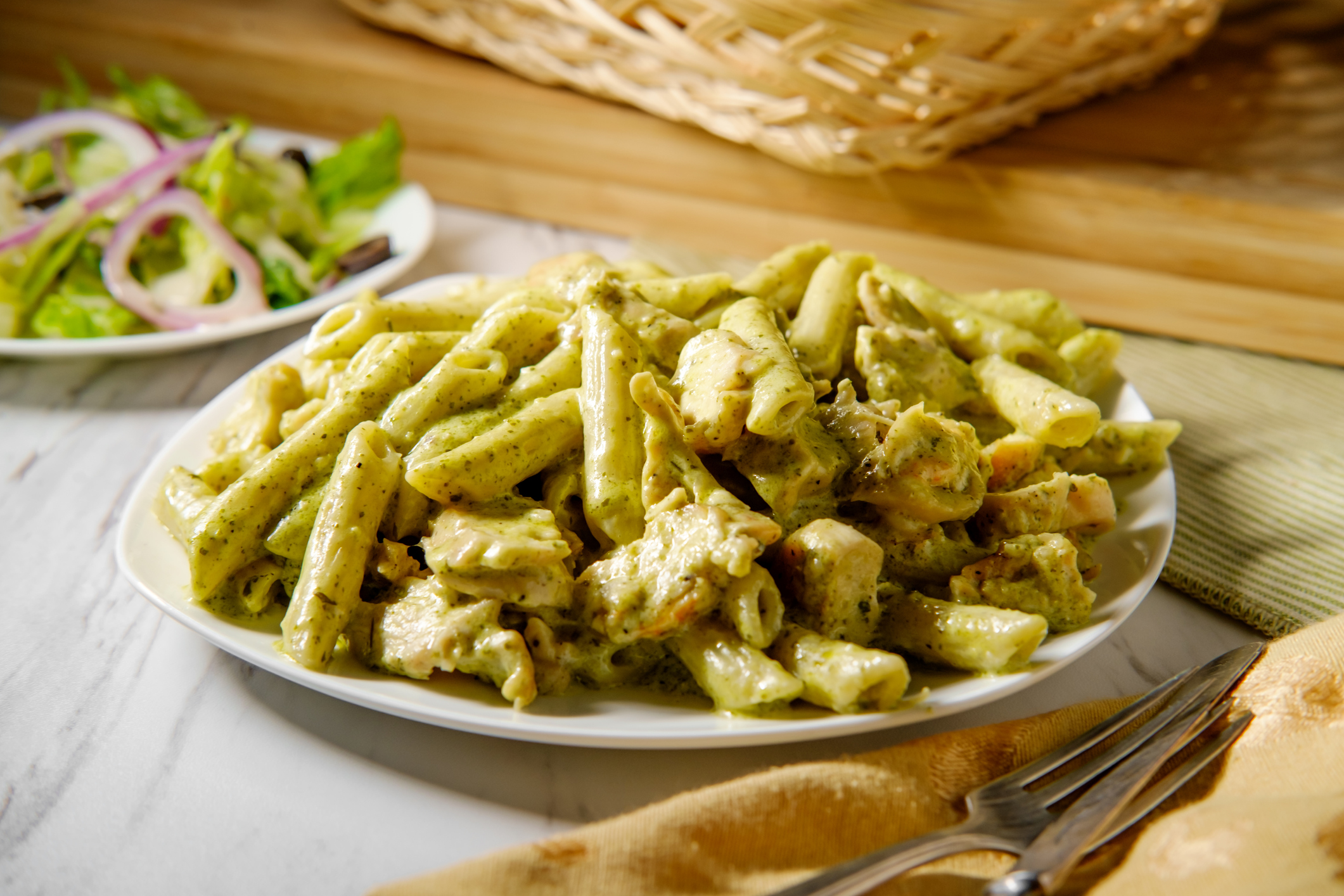 Time to step up your chicken pesto game at this virtual Hamptons event