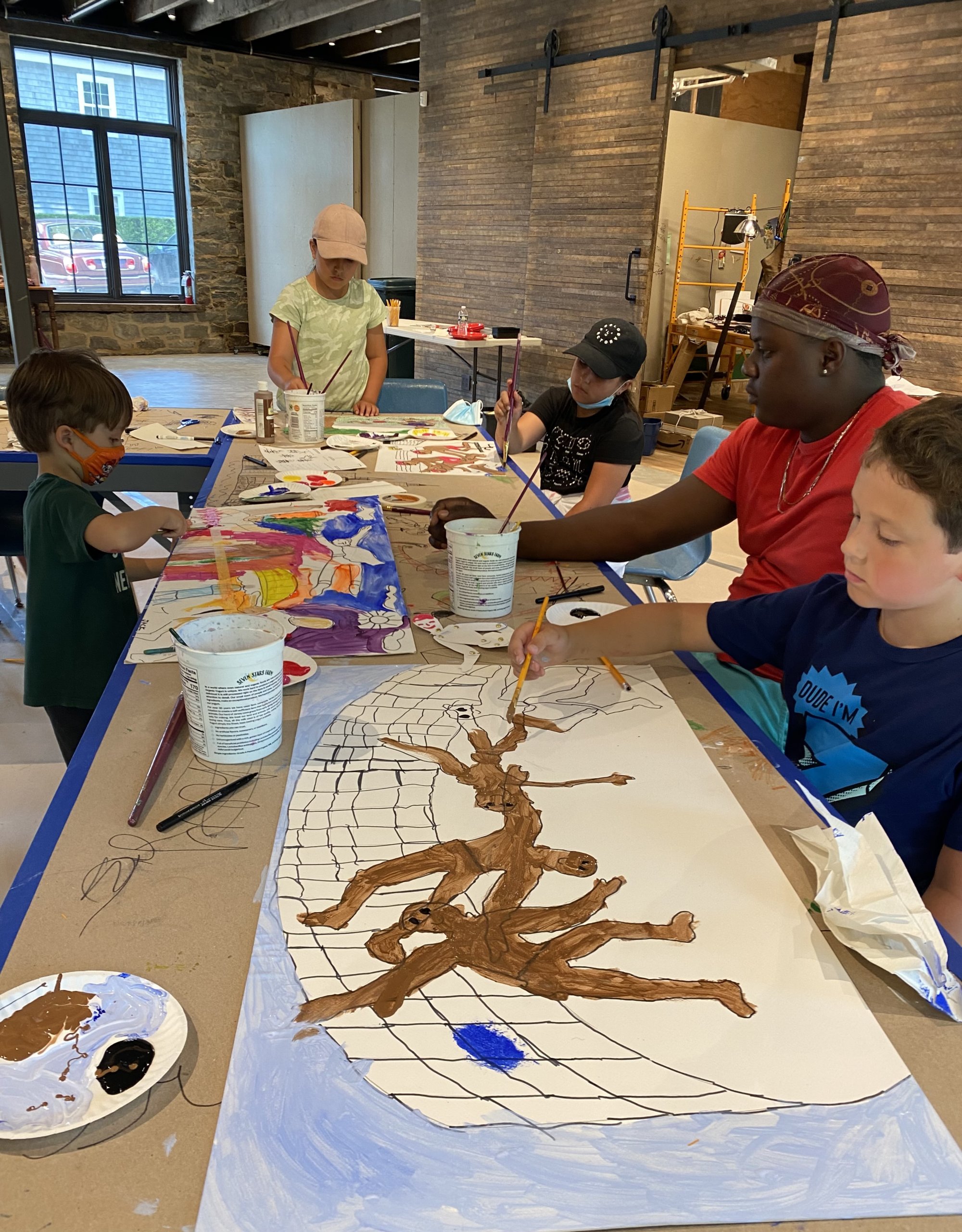 Hamptons Art Camp kids