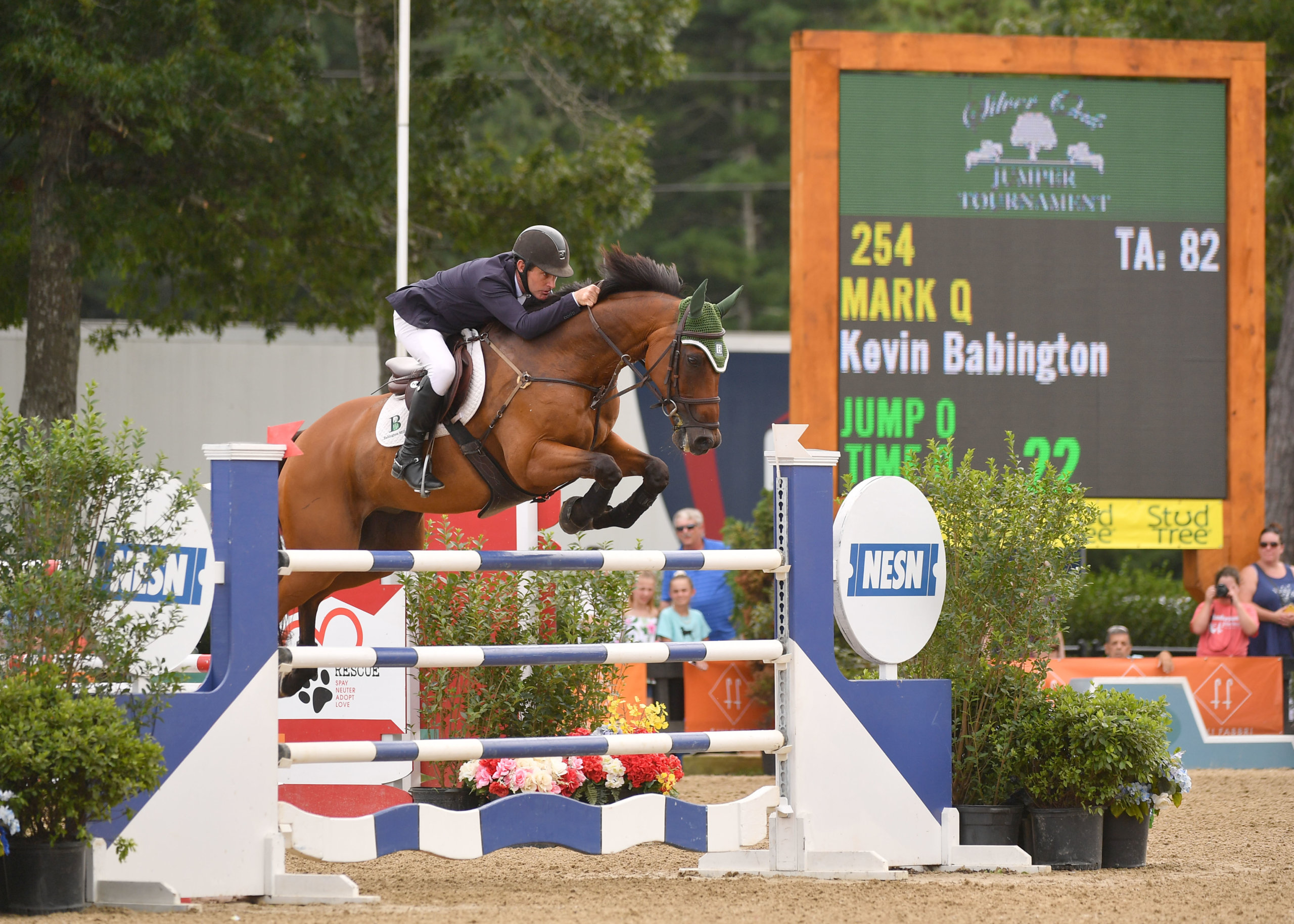 Kevin Babington and Mark Q at the 2019 Silver Oak Jumper Tournament 