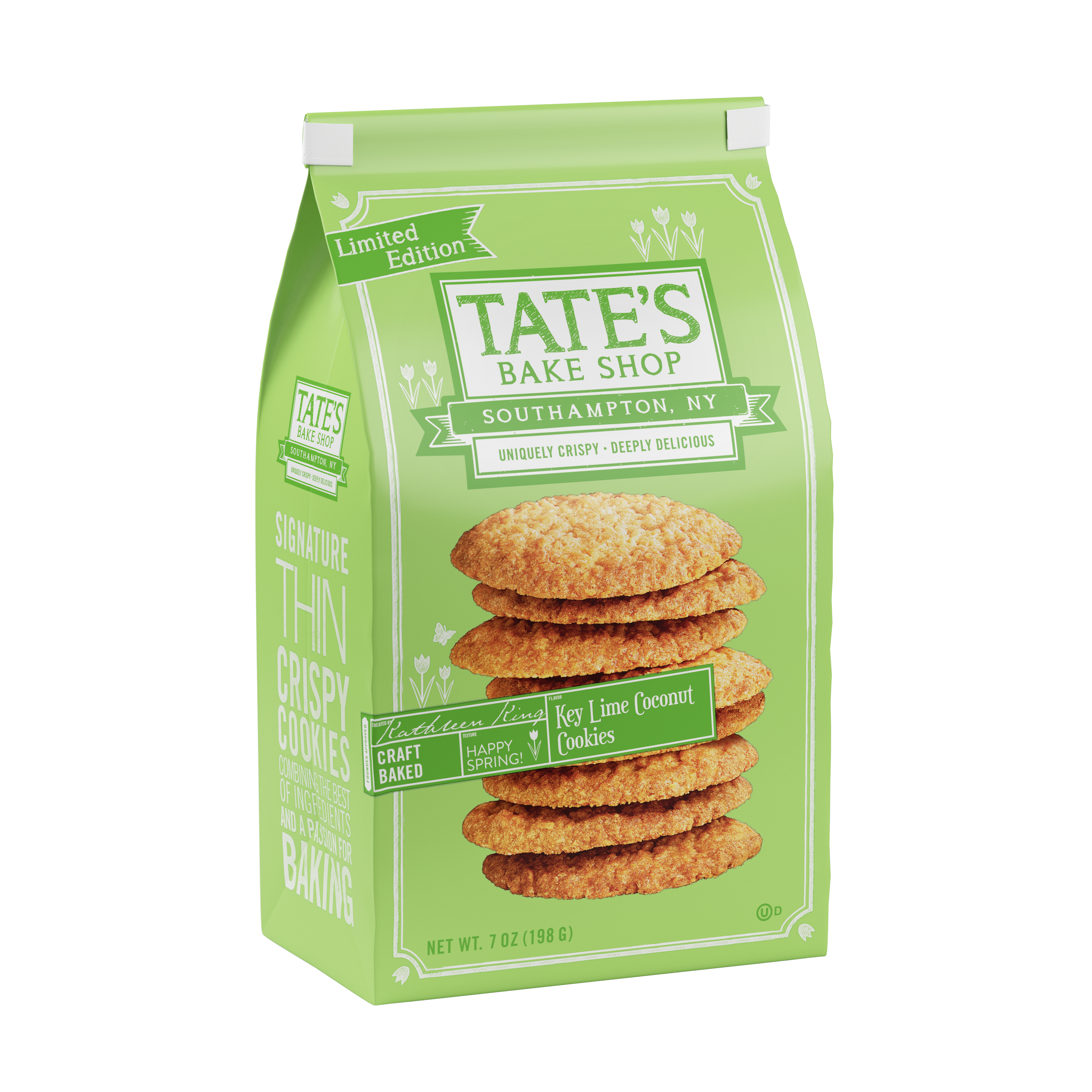 Tate's Key Lime Coconut Cookies