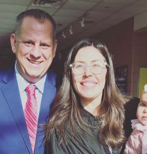 Michael Torres and his family