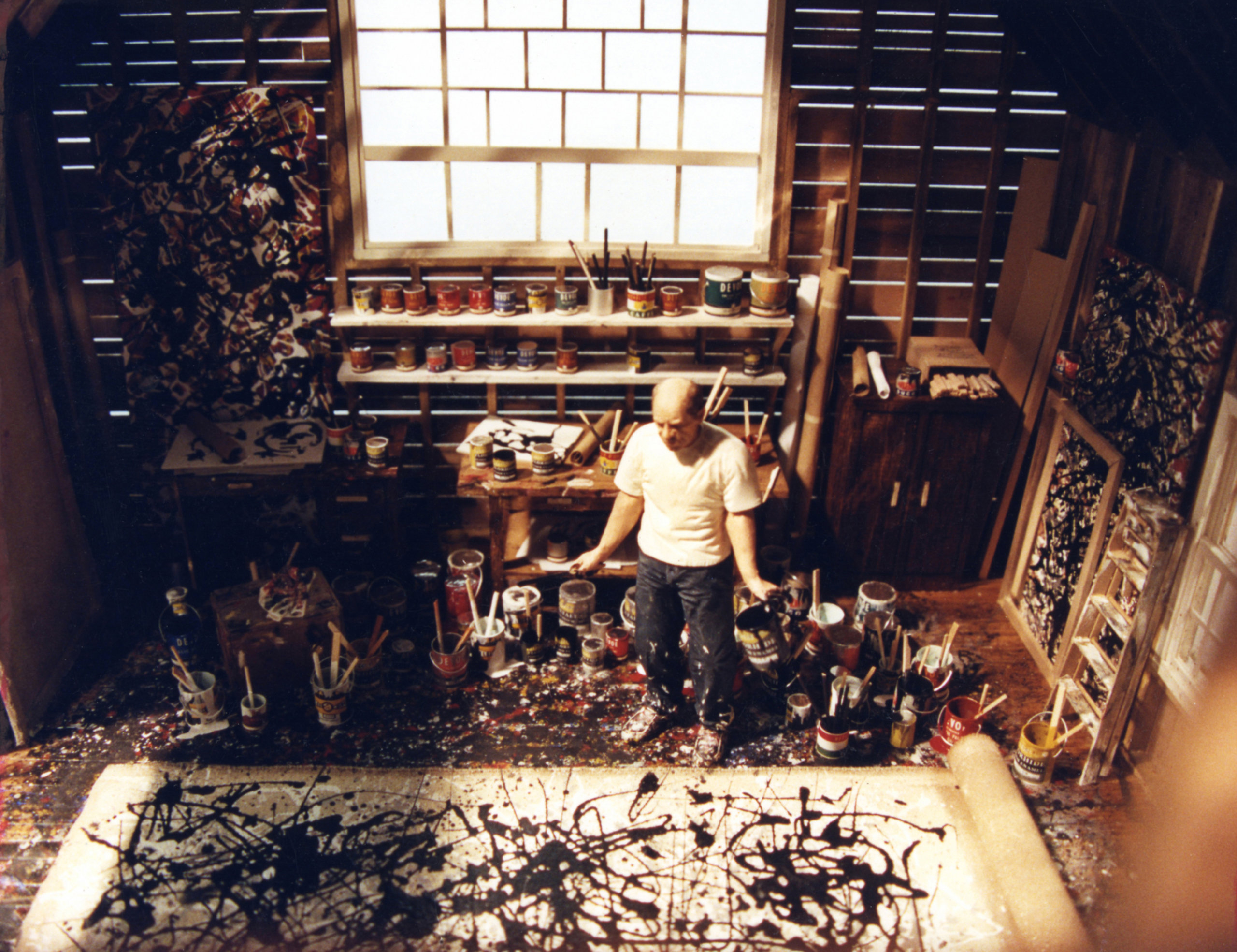 "Pollock 1950 # 1," (2002) by Joe Fig