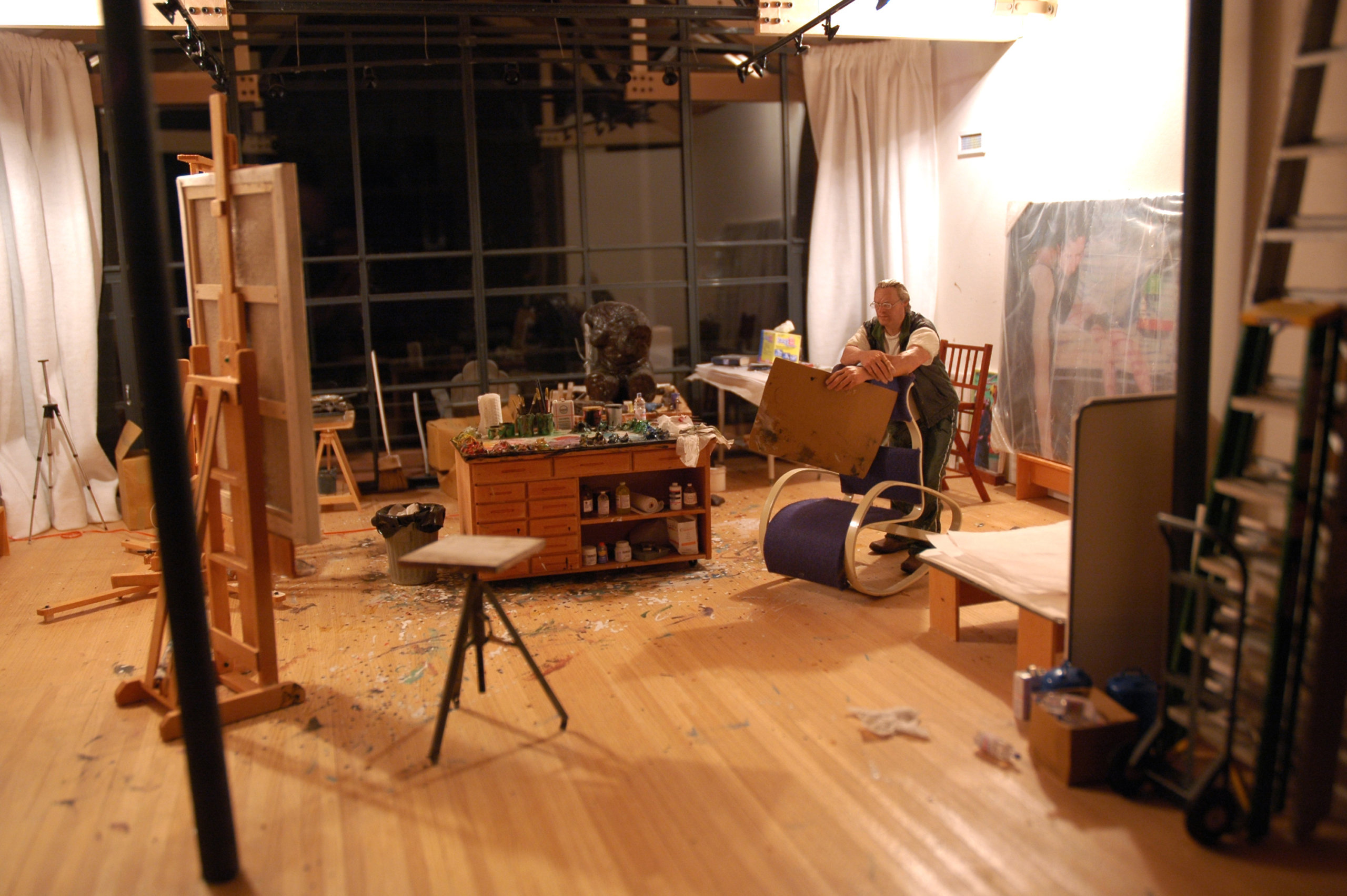 Miniature Eric Fischl studio by Joe Fig