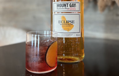Smoked Orange Negroni with Mount Gay Eclipse rum