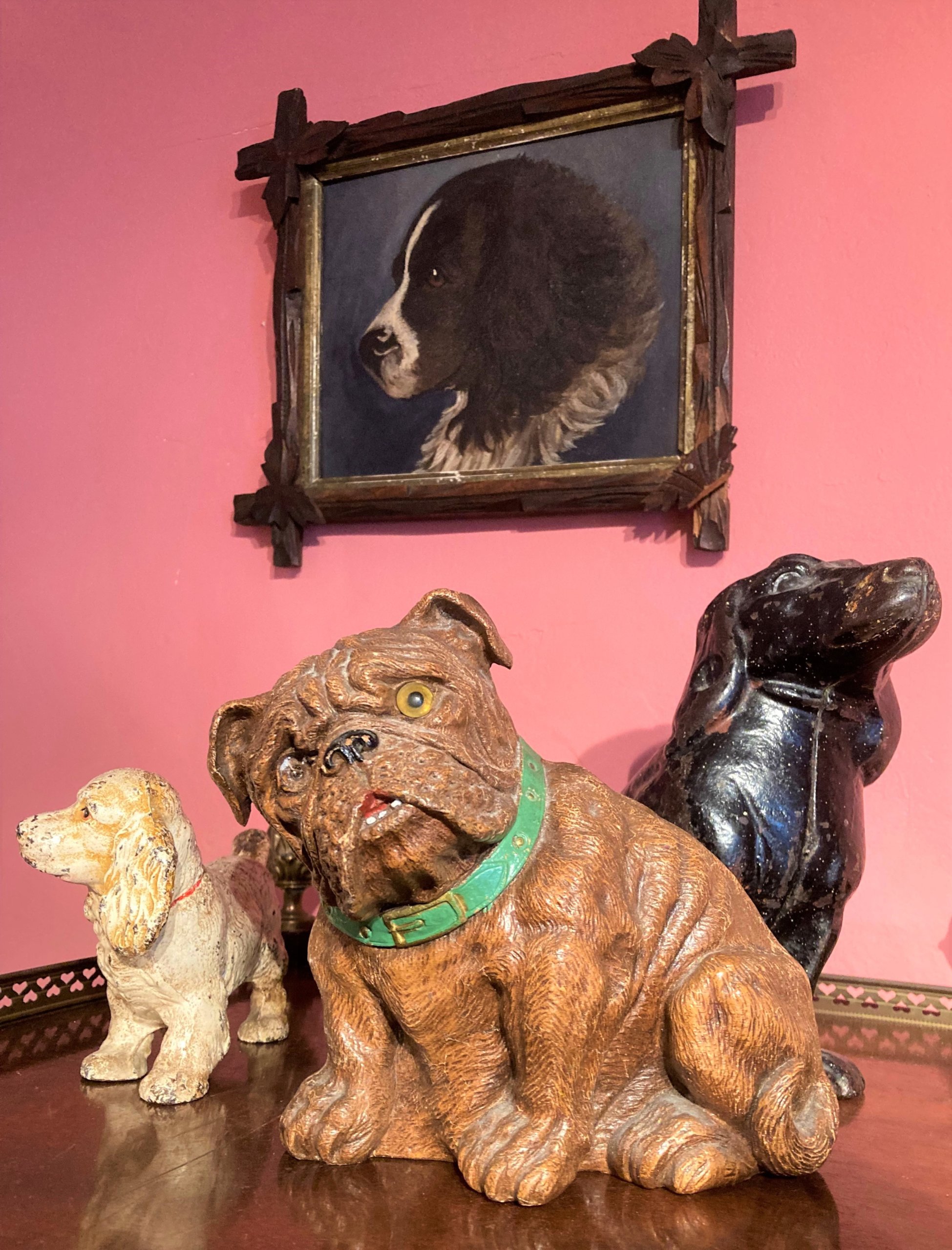 Dog doorstops c. 1900