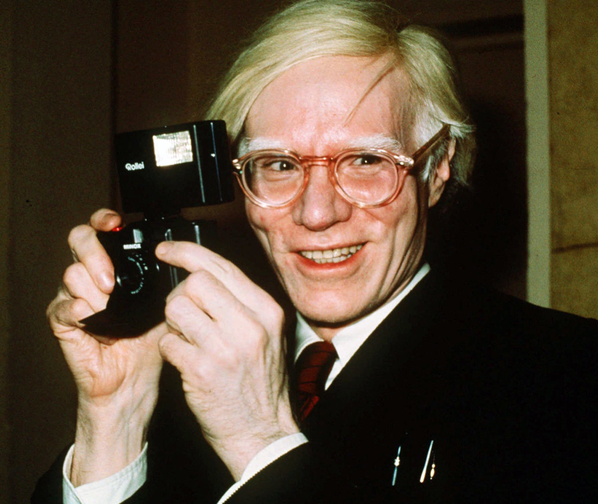Pop artist Andy Warhol in 1976