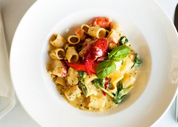 One of The Beacon's delicious pasta and lobster dishes