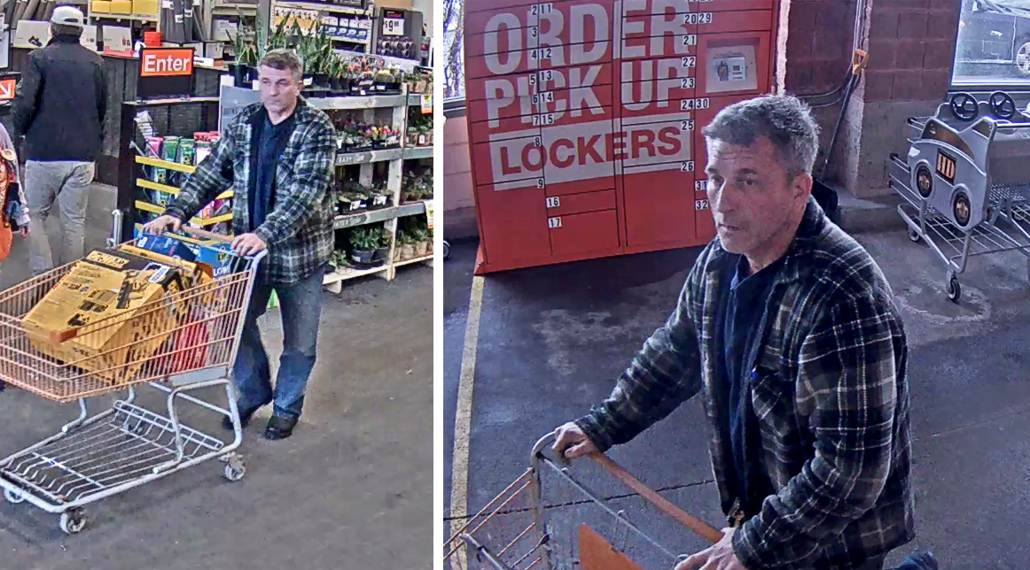 Riverhead Police and Suffolk County Crime Stoppers are seeking to identify this man, who they say stole $640 worth of tools from Home Depot in Riverhead