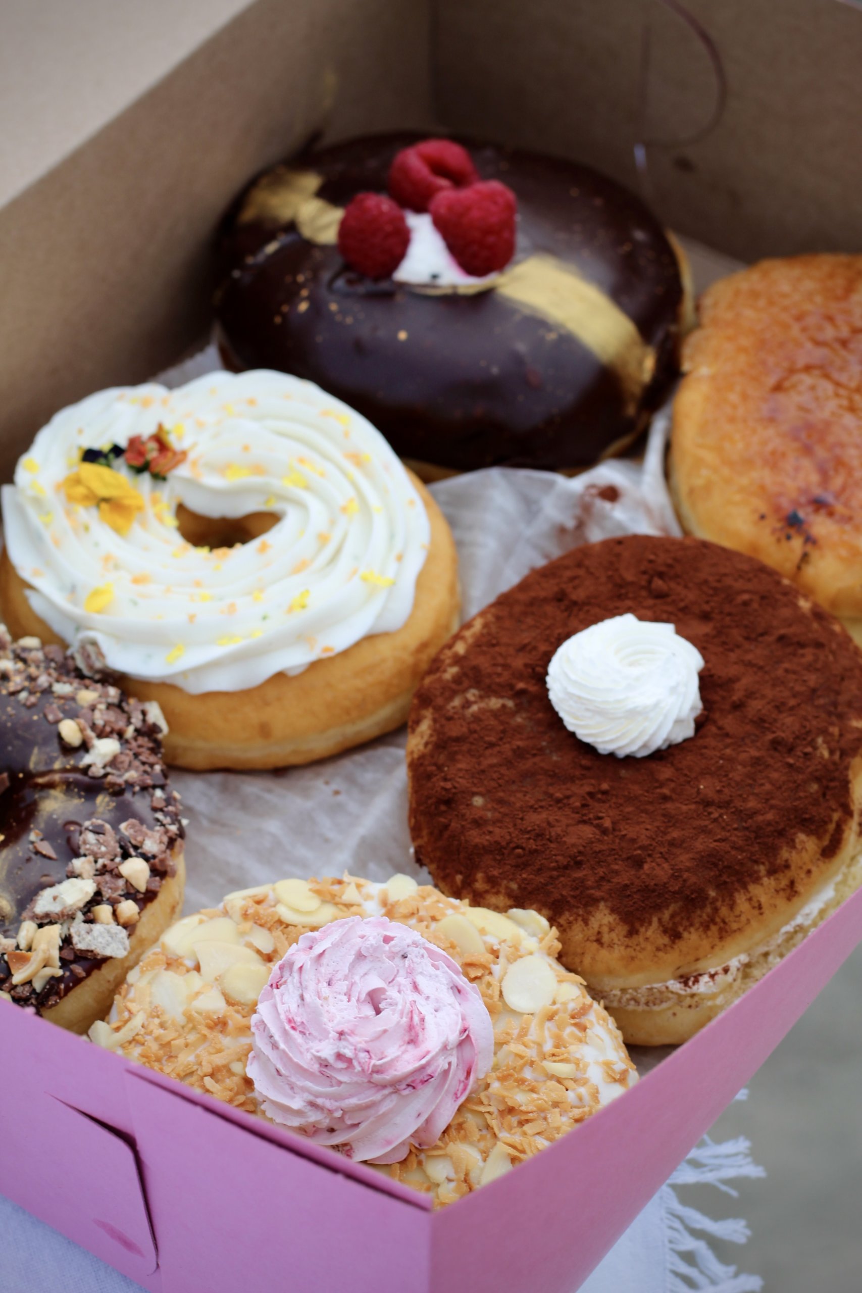 NoFoDoCo Mother's Day doughnut box