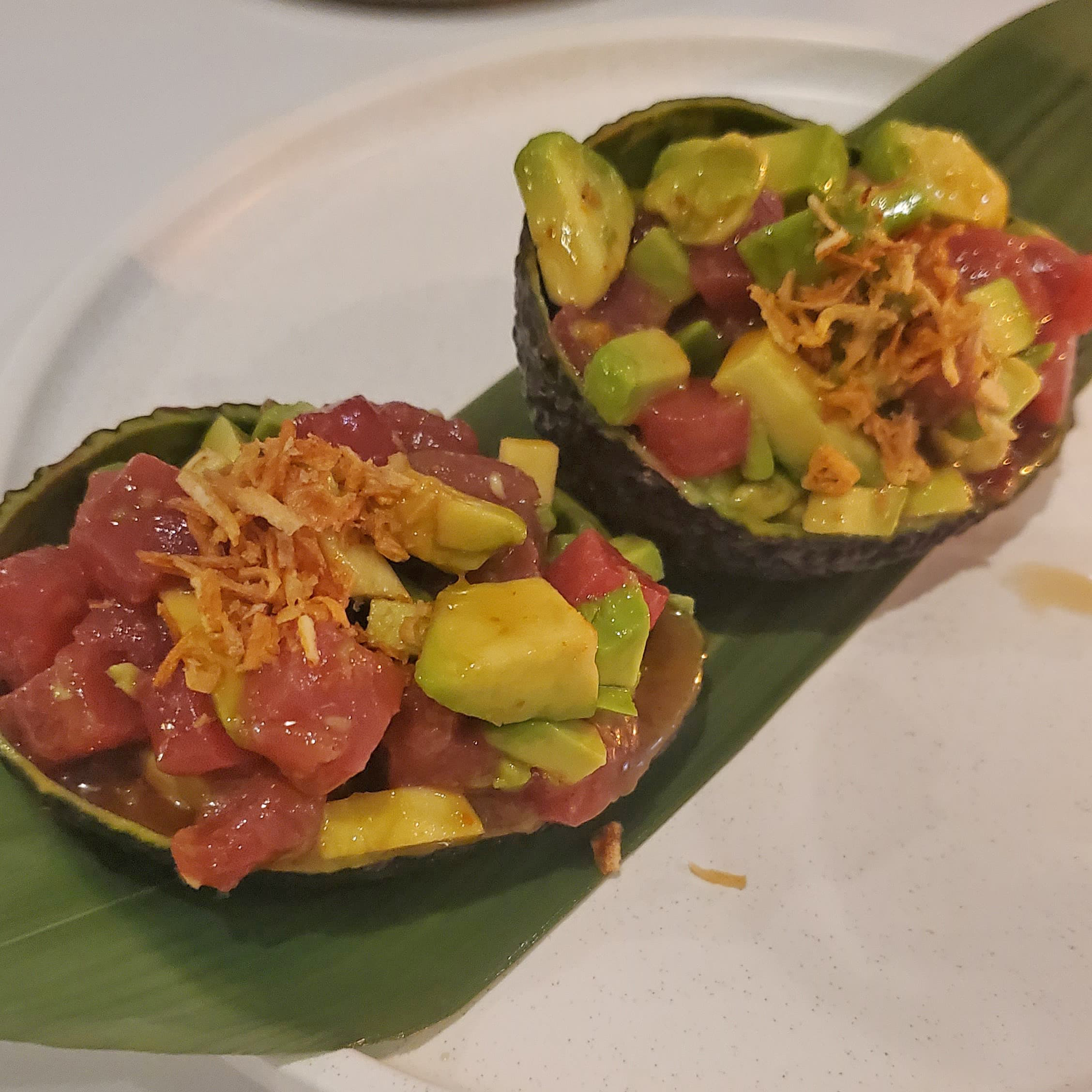 Tuna Avocado Crudo at O by Kissaki