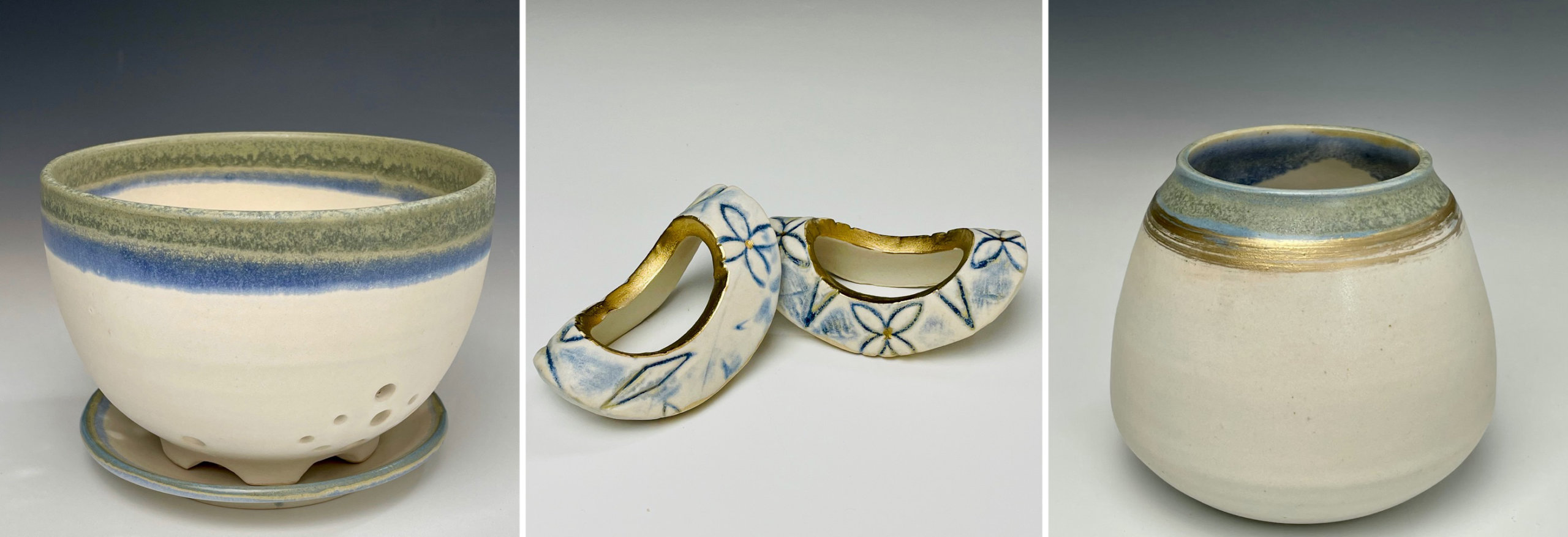 Eve Behar's ceramics available at Fishers Home Furnishings