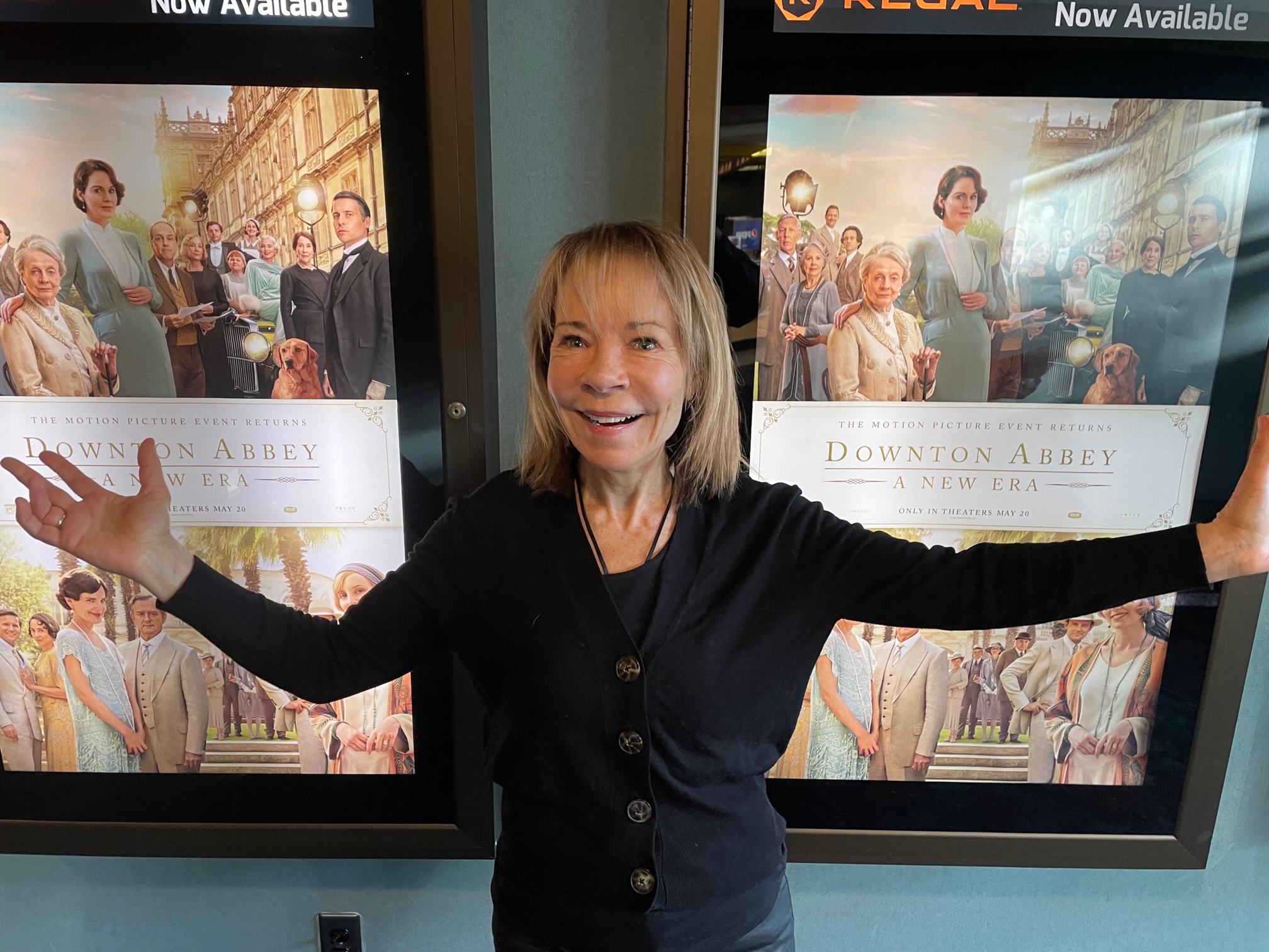 Janet O’Brien at Downton Abbey: A New Era screening