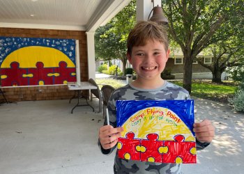 All smiles at Camp Flying Point