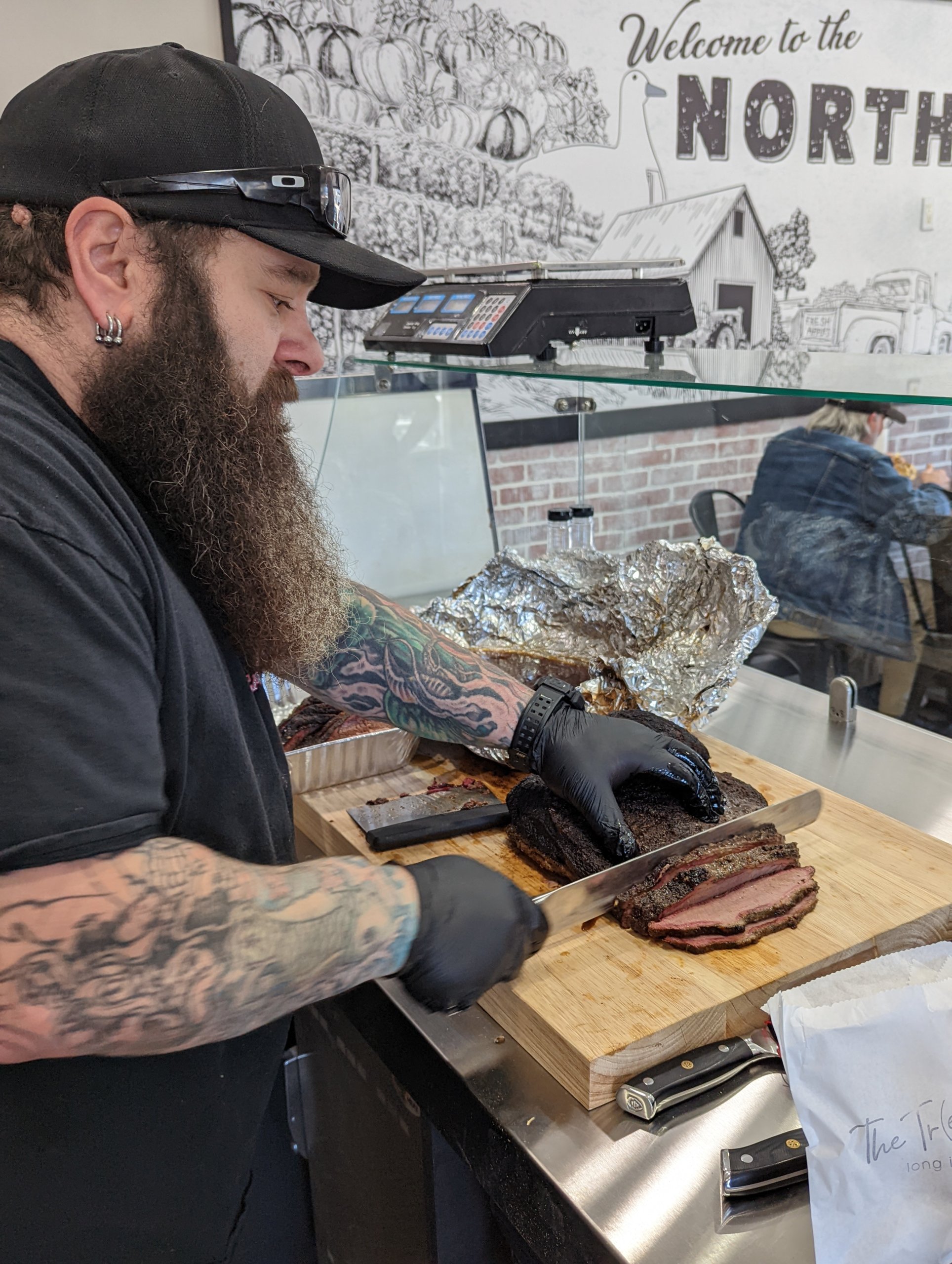 Larry "Meat" Mondello at Meats Meat BBQ