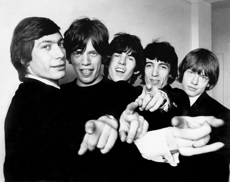 The original Rolling Stones: Charlie Watts, Mick Jagger, Keith Richards, Bill Wyman and Brian Jones pose in London, Britain, April 23, 1964. Picture taken April 23, 1964. Before the Memory Motel