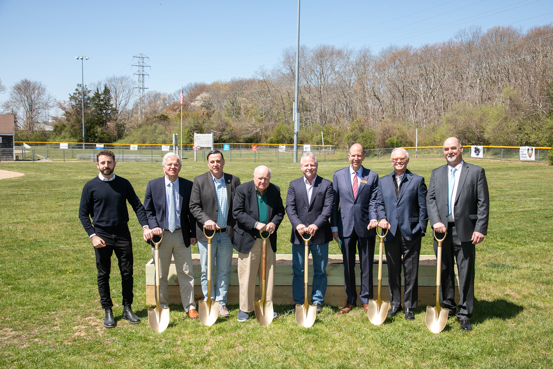 Symbolic groundbreaking at the Stony Brook Medicine East Hampton Emergency Department site