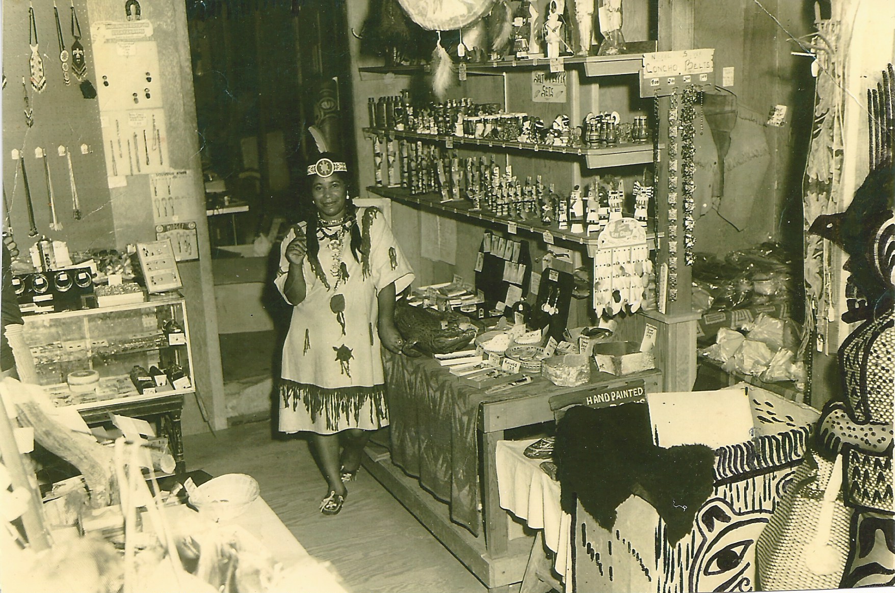 Harriett Crippen Brown Gumbs, aka “Princess Starleaf,” founded Shinnecock’s first trading post business on Montauk Highway in the 1950s