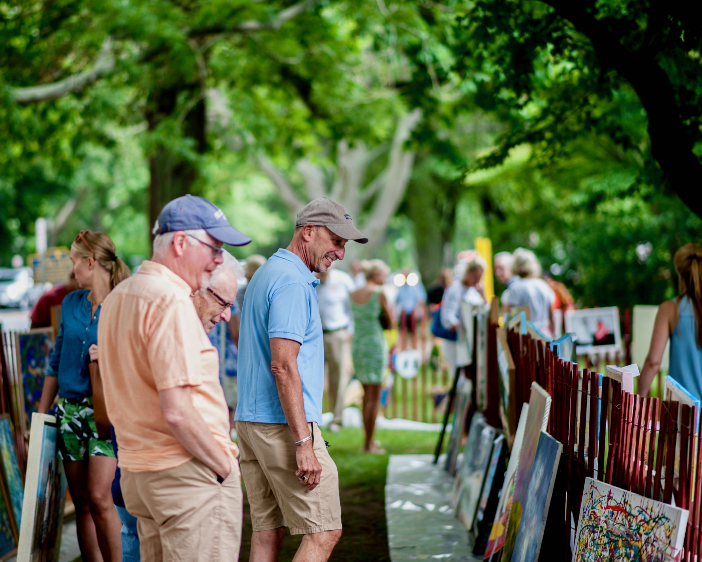 The annual Clothesline Art Sale