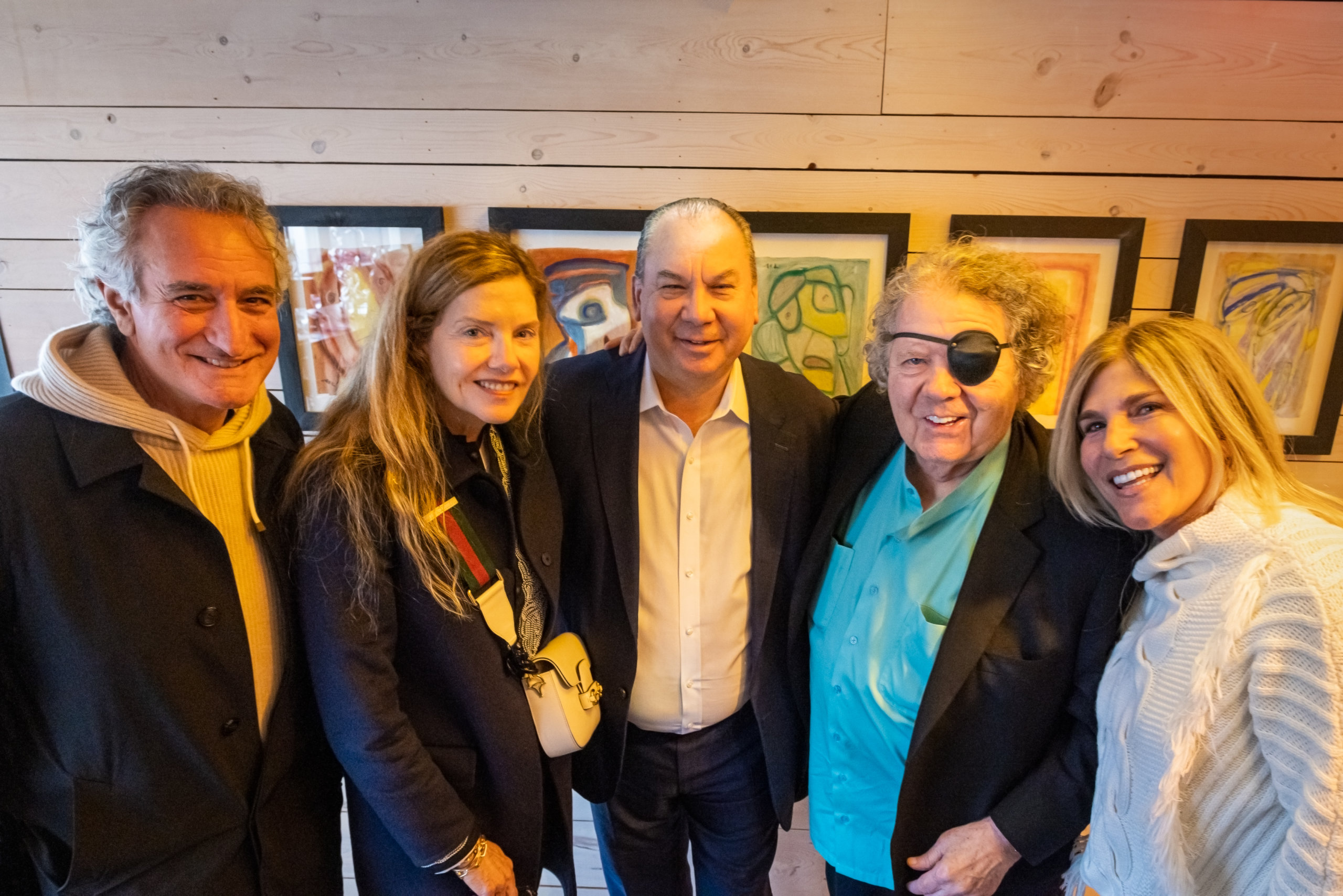 David Sterling, Leslie Chihuly, Rabbi Marc Schneier, Dale Chihuly, Mona Sterling