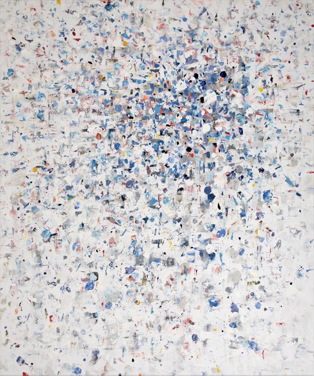 Blue Bang, 2022, Oil on canvas, 72 x 60