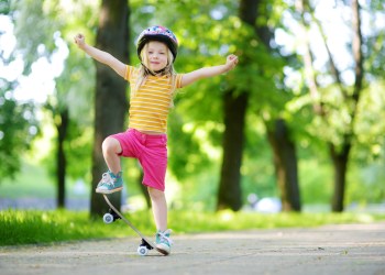 kids skateboarding for family fun