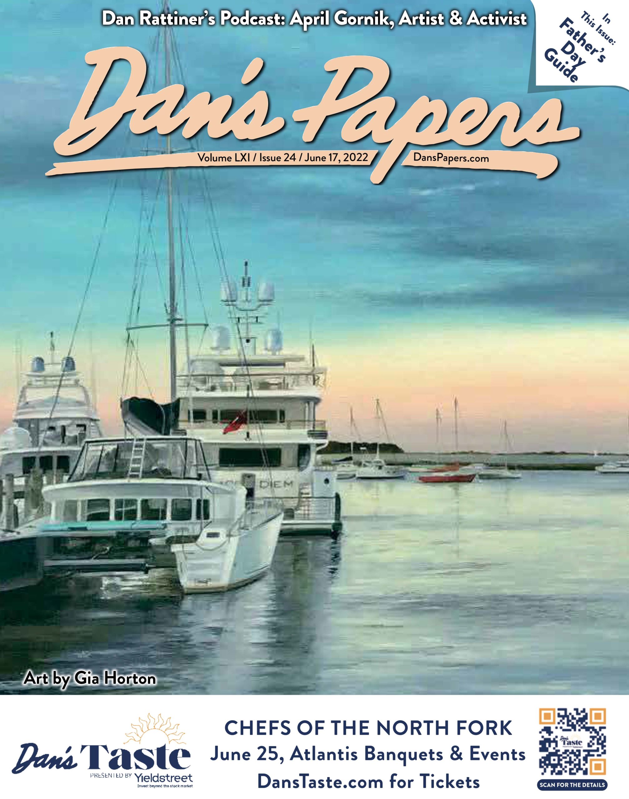 June 17, 2022 Dan's Papers cover art by Gia Horton